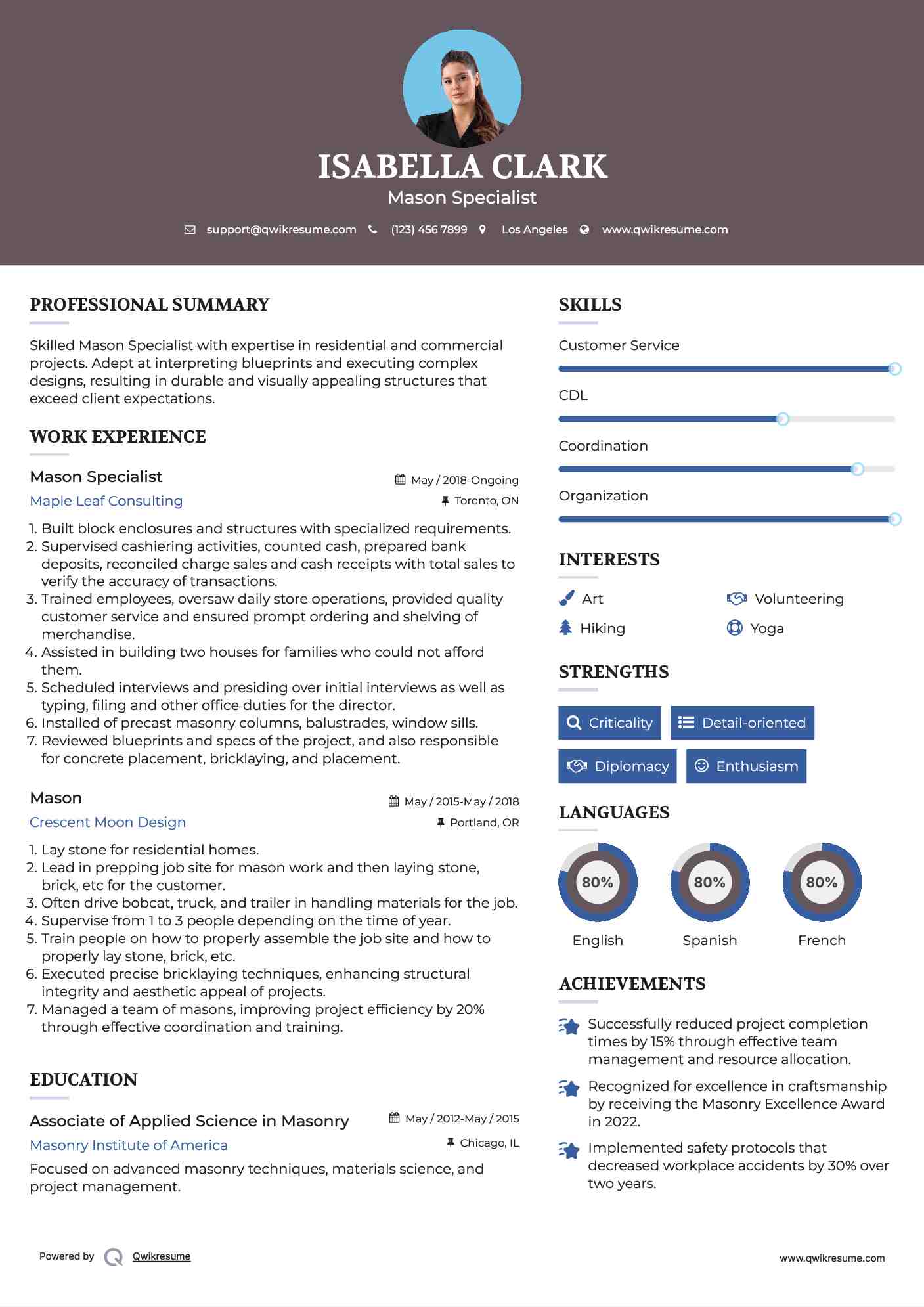 mason-resume-samples-qwikresume