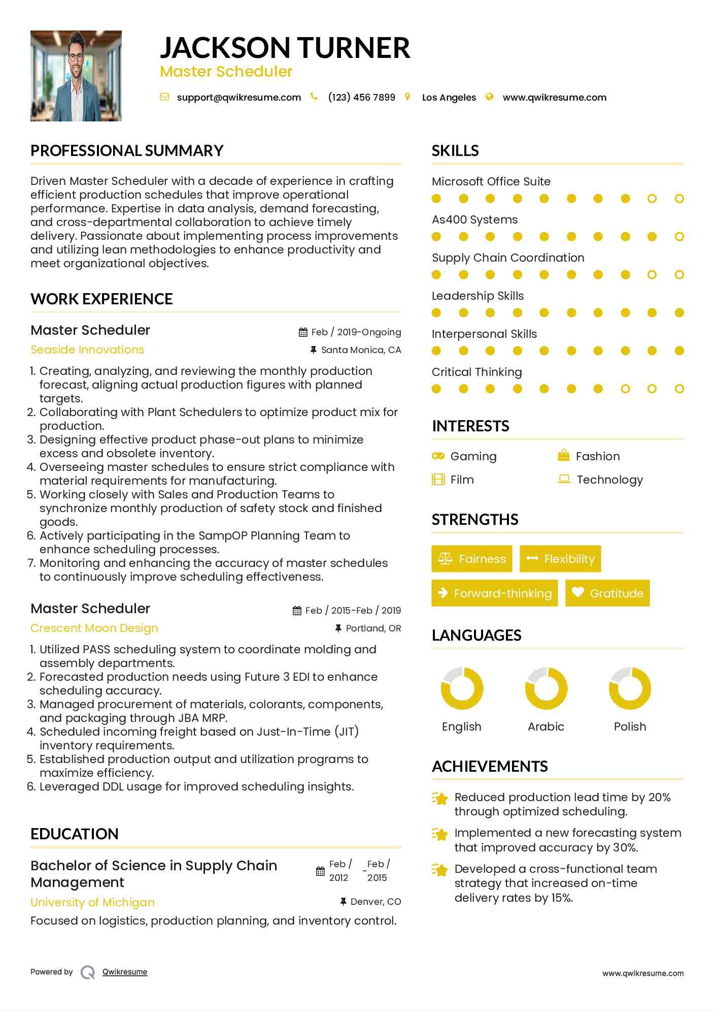 Master Scheduler Job Description Template Therapypok