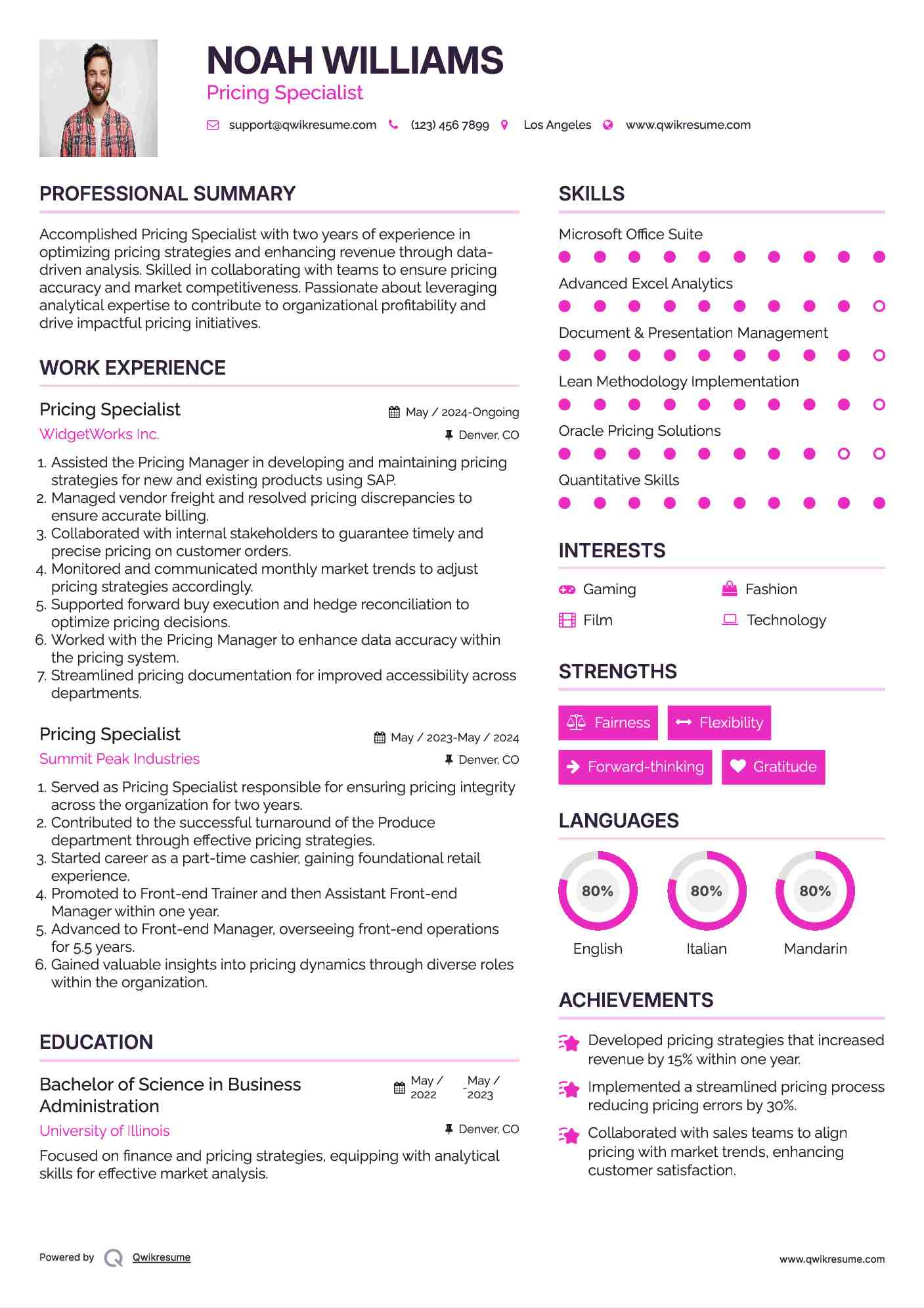 resume star pricing