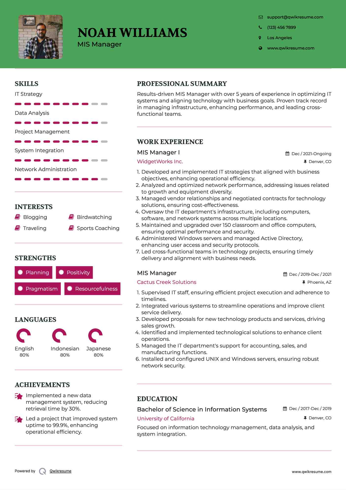 10-mis-manager-resume-samples-templates-for-2025
