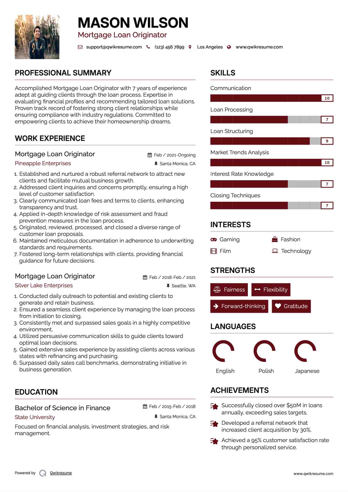 32 Mortgage Loan Originator Resume NisahKhalisy