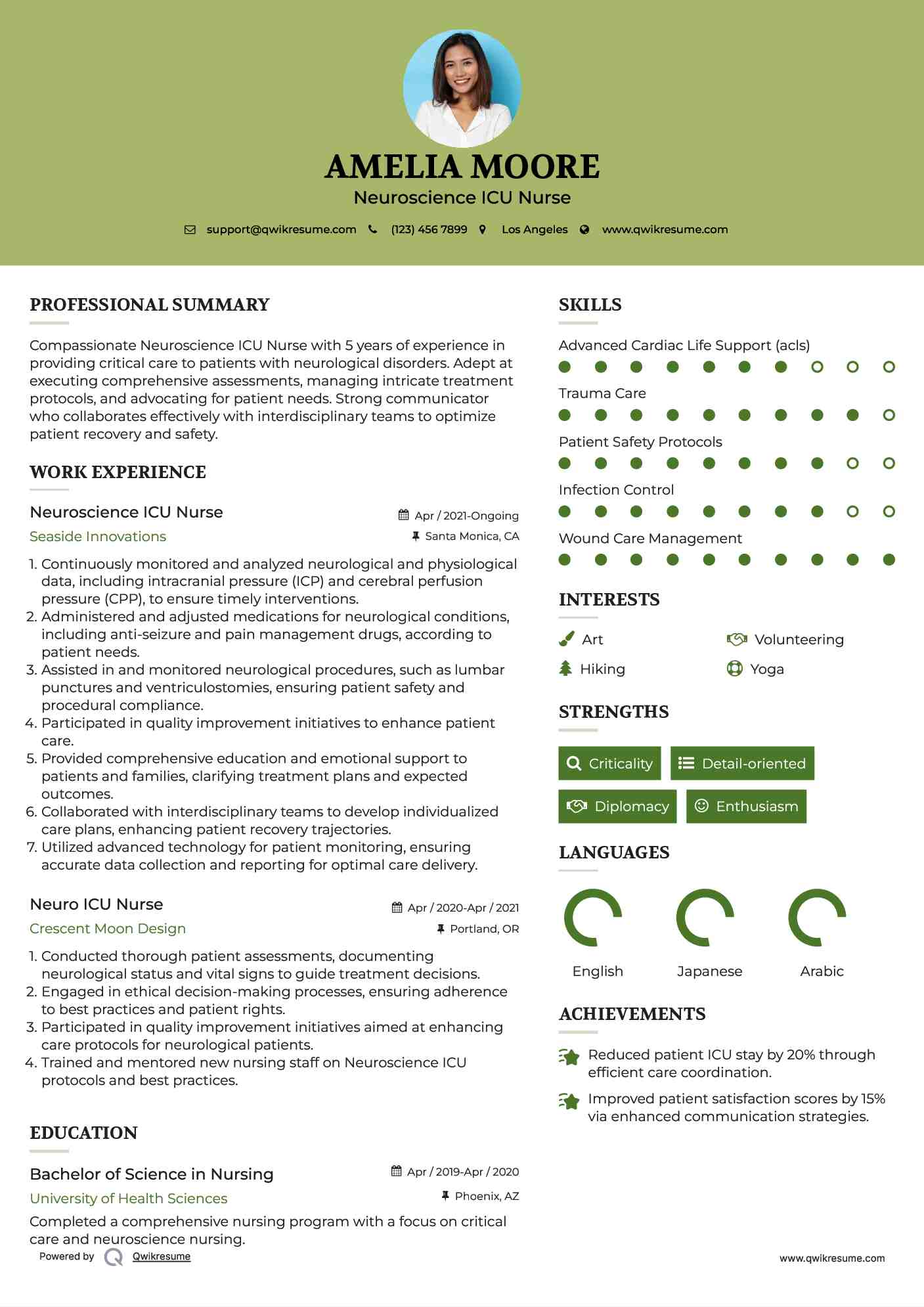 10 Neuro ICU Nurse Resume Samples - Neuro Icu Nurse 1708523543 Pdf 