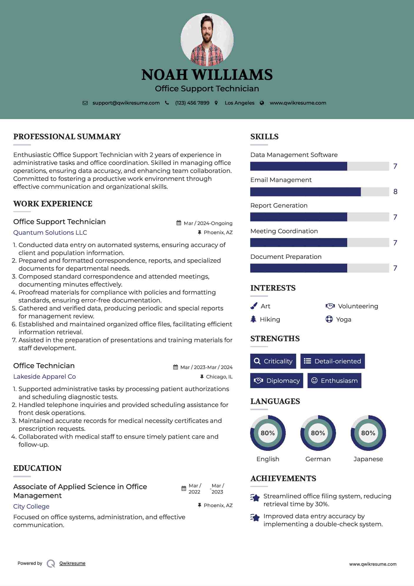 office technician resume samples qwikresume resume format for back office executive