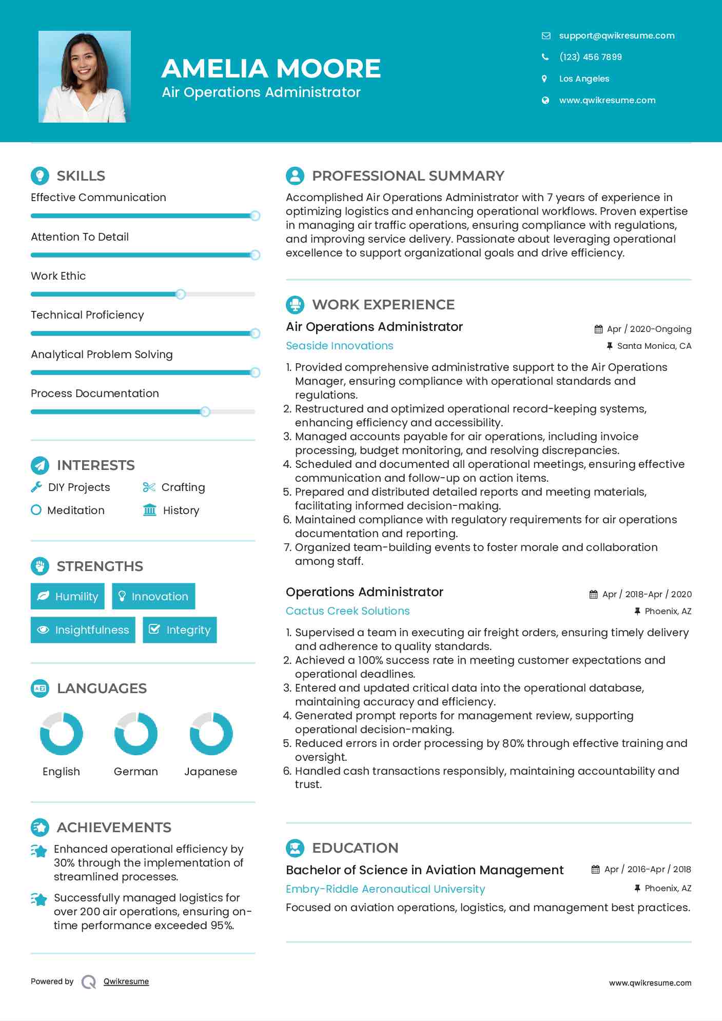 10+ Operations Administrator Resume Samples & Templates for 2025