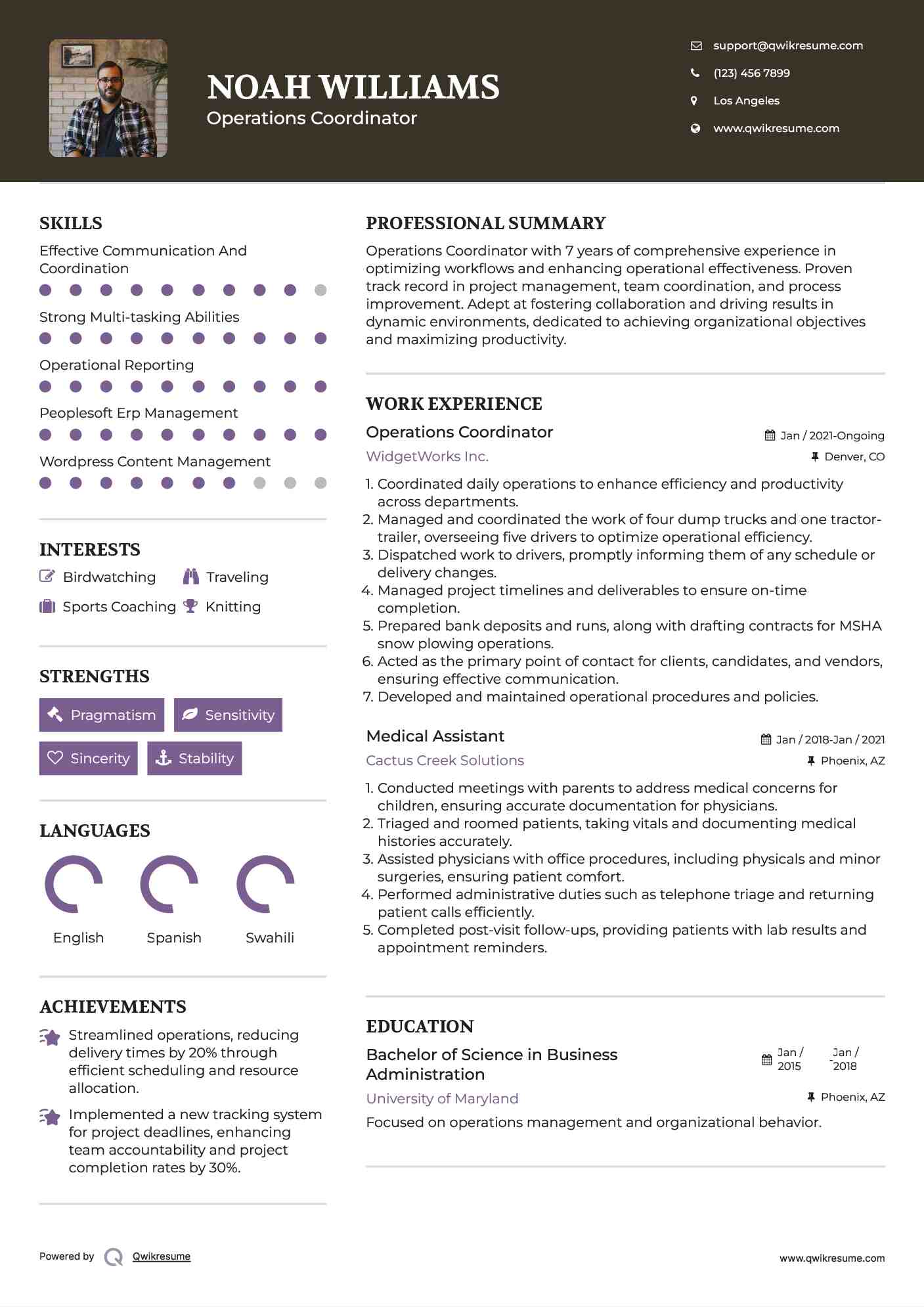 Featured image of post Operations Coordinator Resume Objective Provides input to activities to achieve these objectives