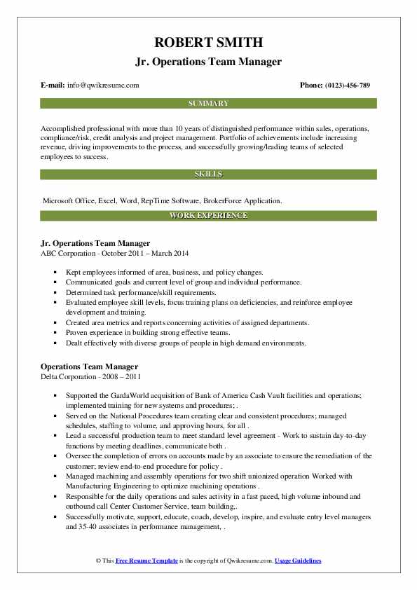 Team leader personal statement examples image