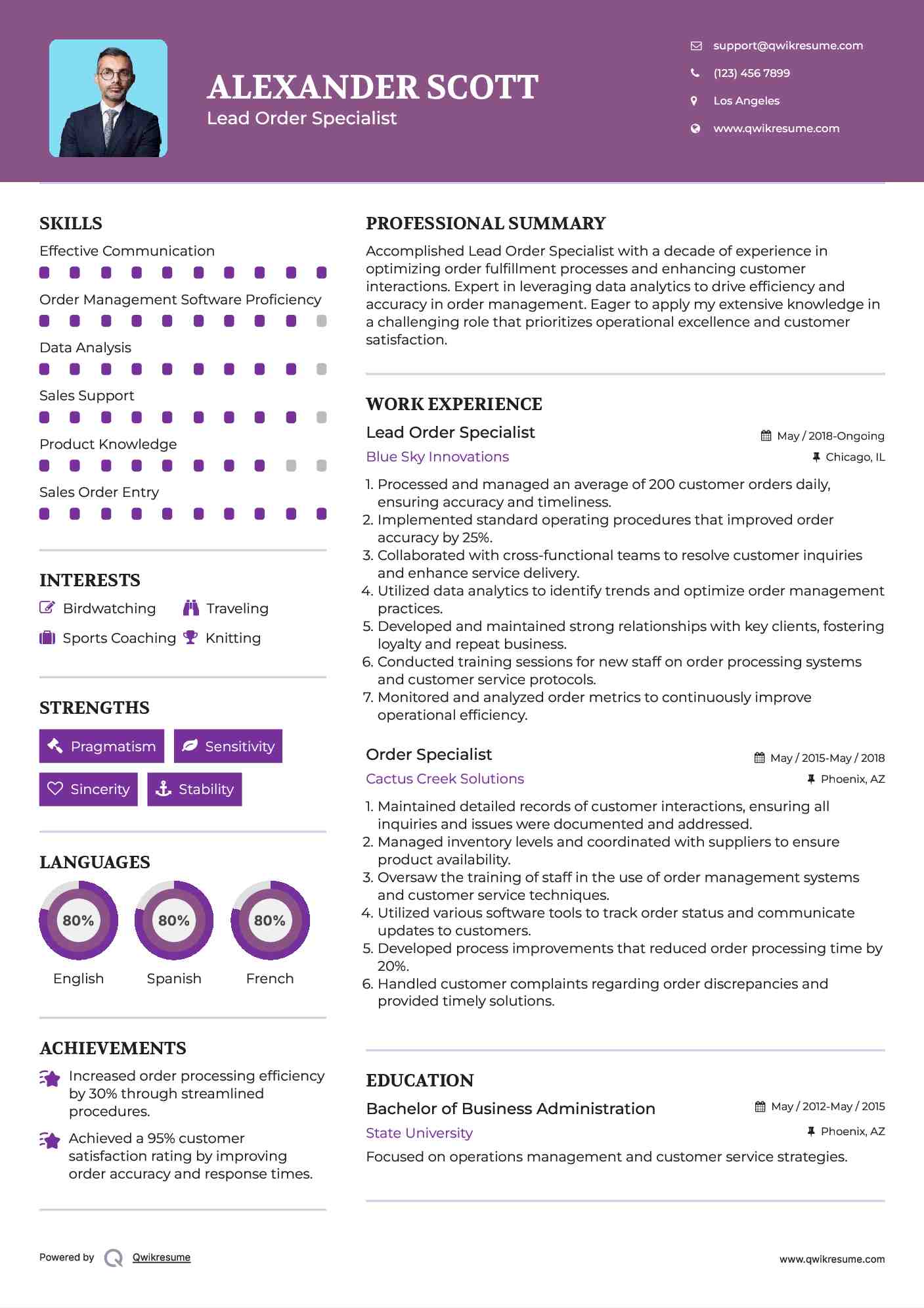 Resume Templates order resume online victoria'