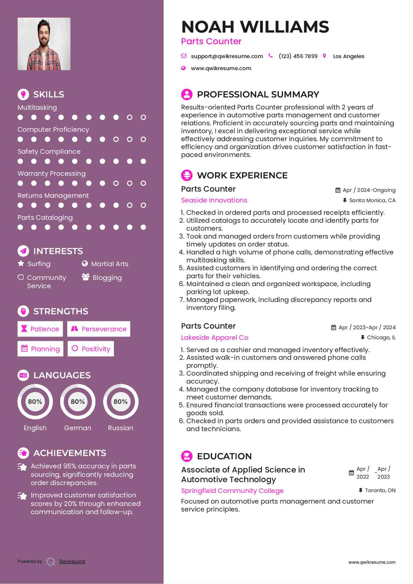 cs resume maker online