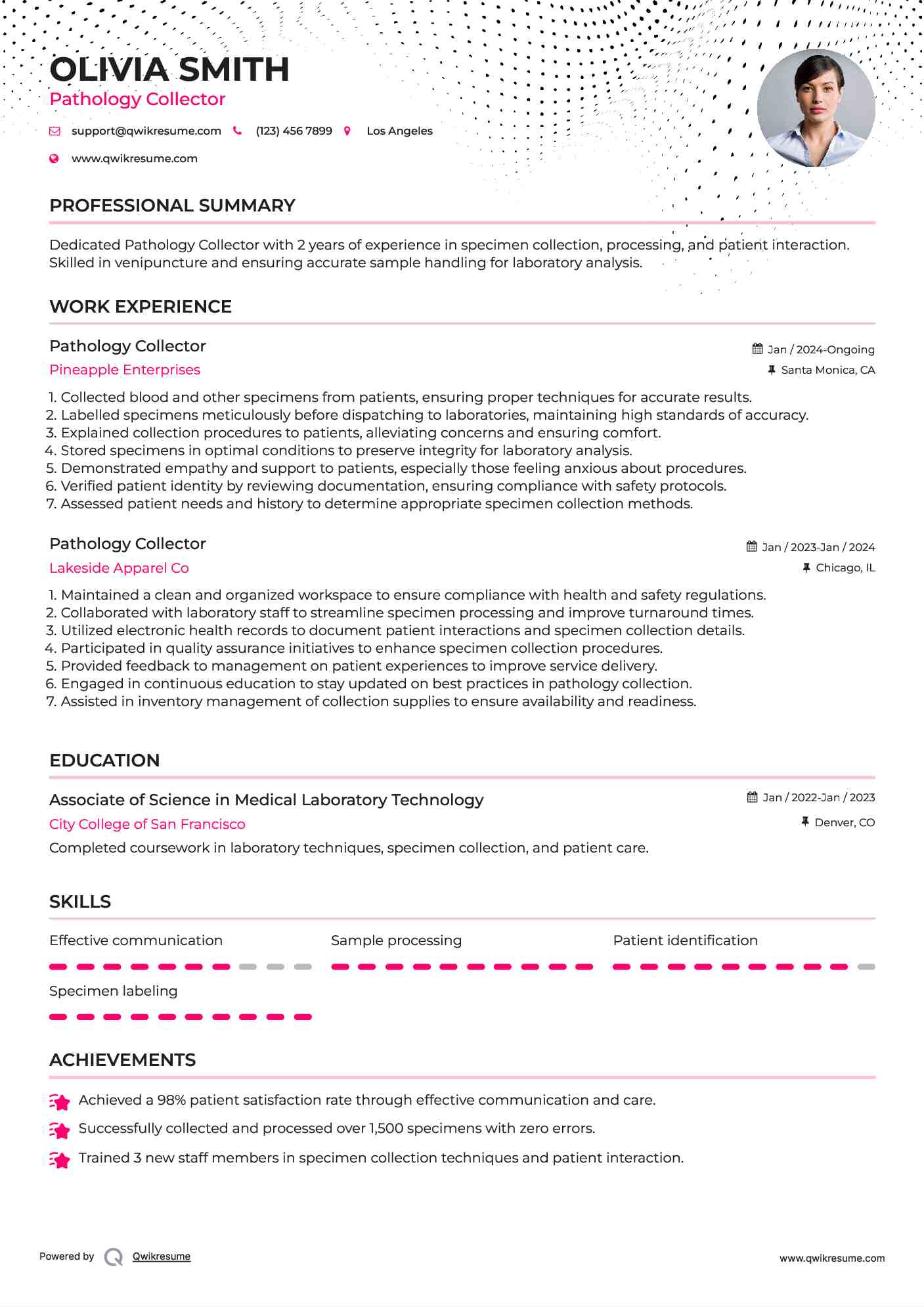 10 Pathology Collector Resume - Pathology Collector 1697455691 Pdf 