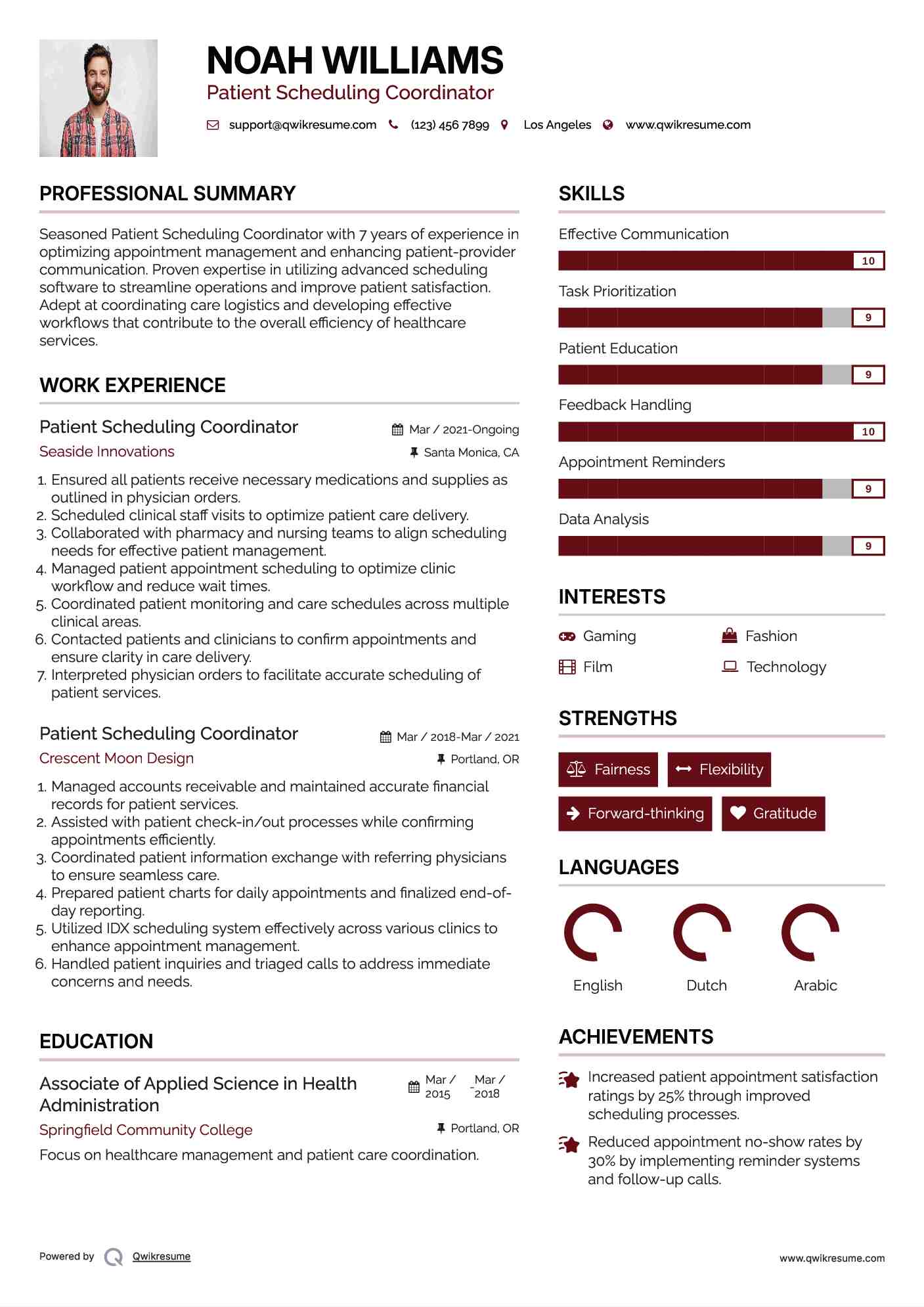 10 Patient Scheduling Coordinator - Patient Scheduling Coordinator 1632385677 Pdf