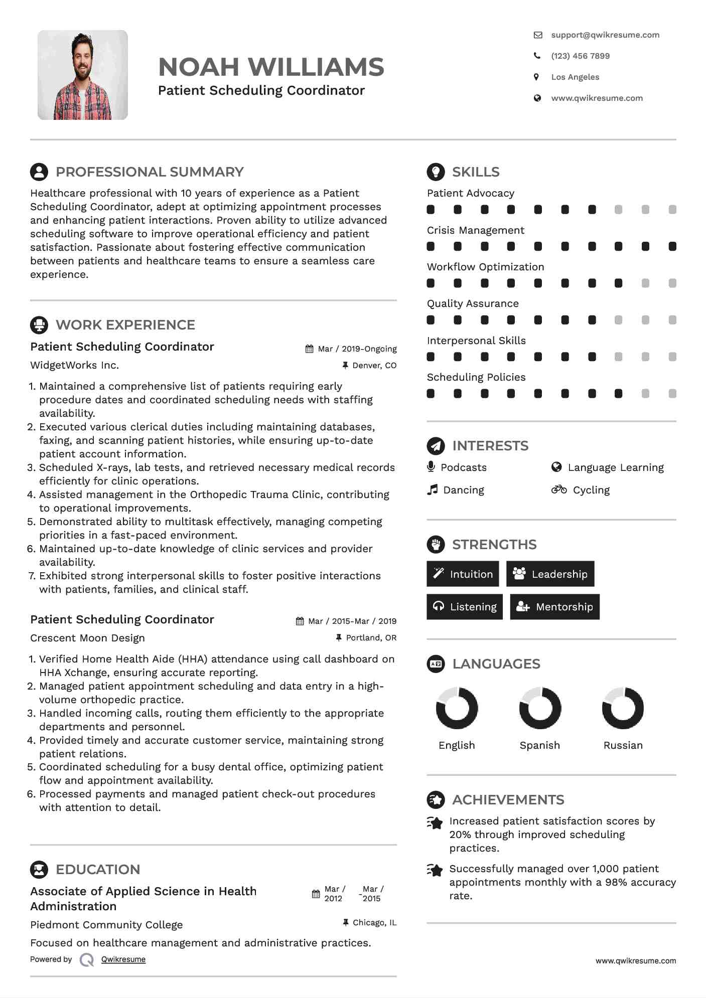 10 Patient Scheduling Coordinator - Patient Scheduling Coordinator 1632387319 Pdf