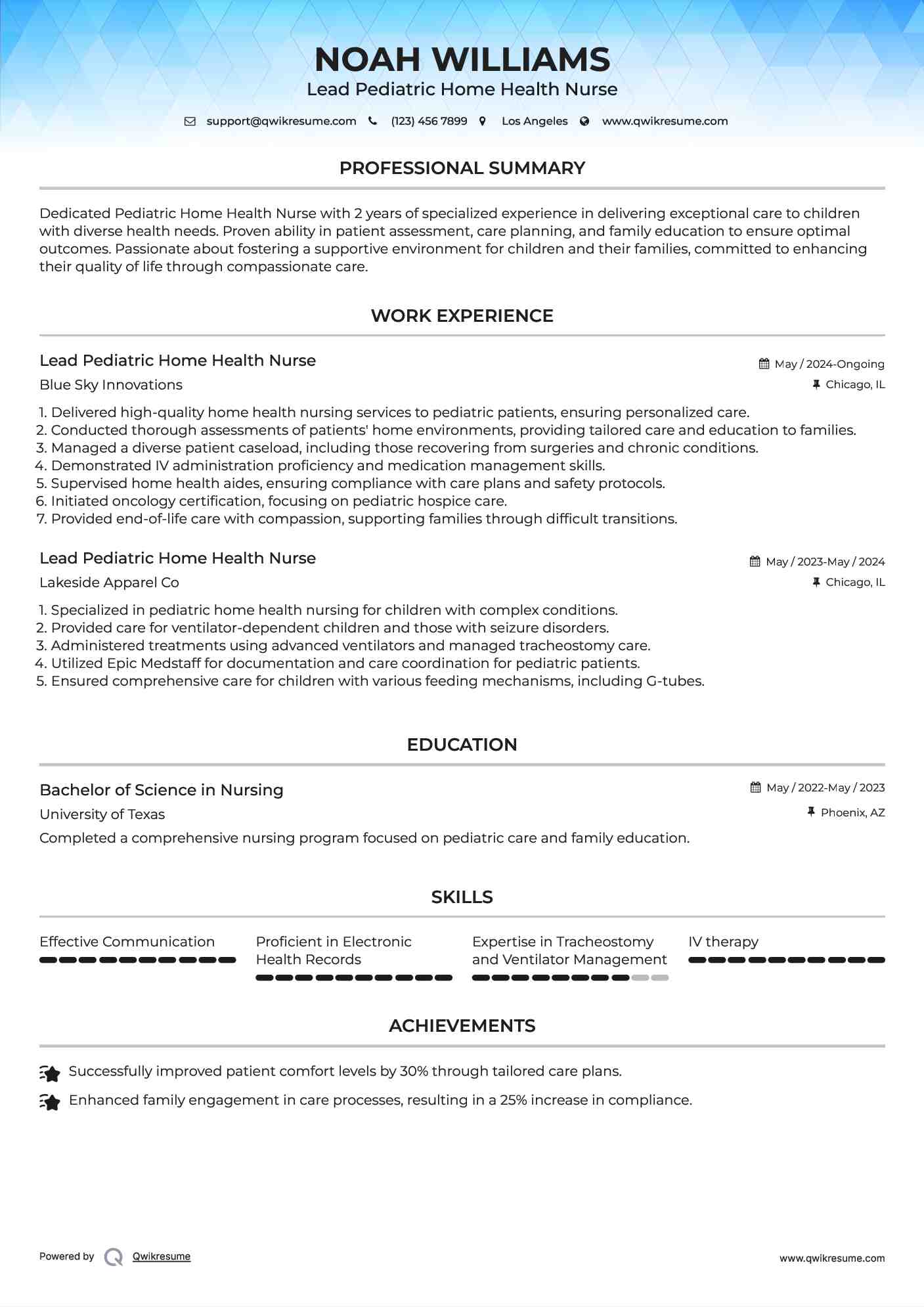 Pediatric Home Health Nurse Resume - Pediatric Home Health Nurse 1590158320 Pdf 