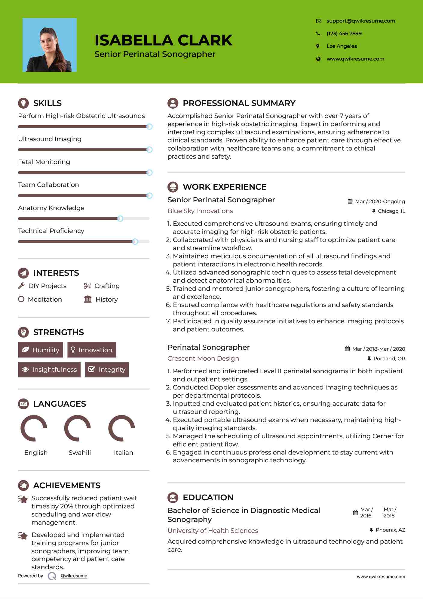 10 Perinatal Sonographer Resume - Perinatal Sonographer 1692173629 Pdf 