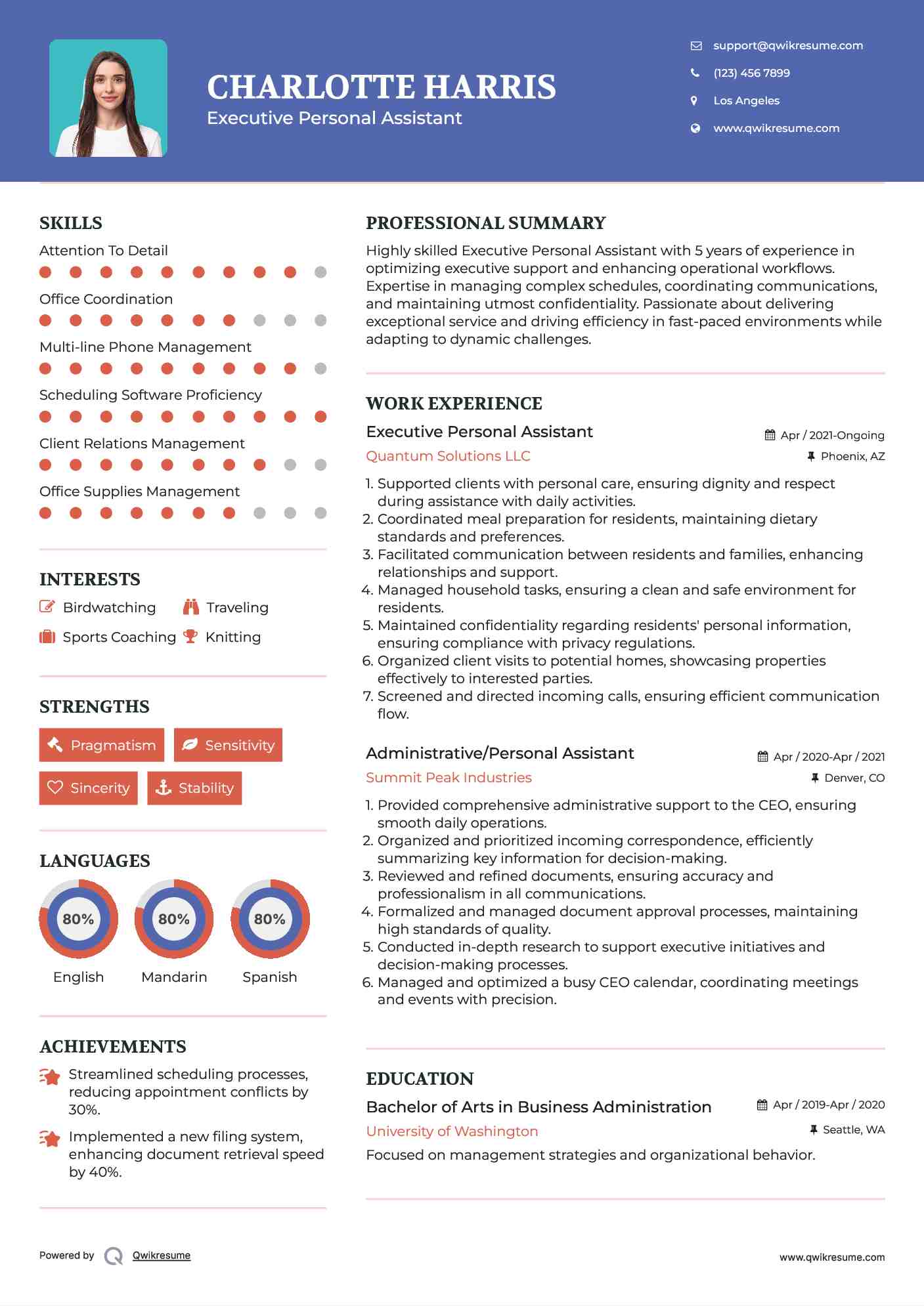 10 Personal Assistant Resume Samples - Personal Assistant 1558945288 Pdf 