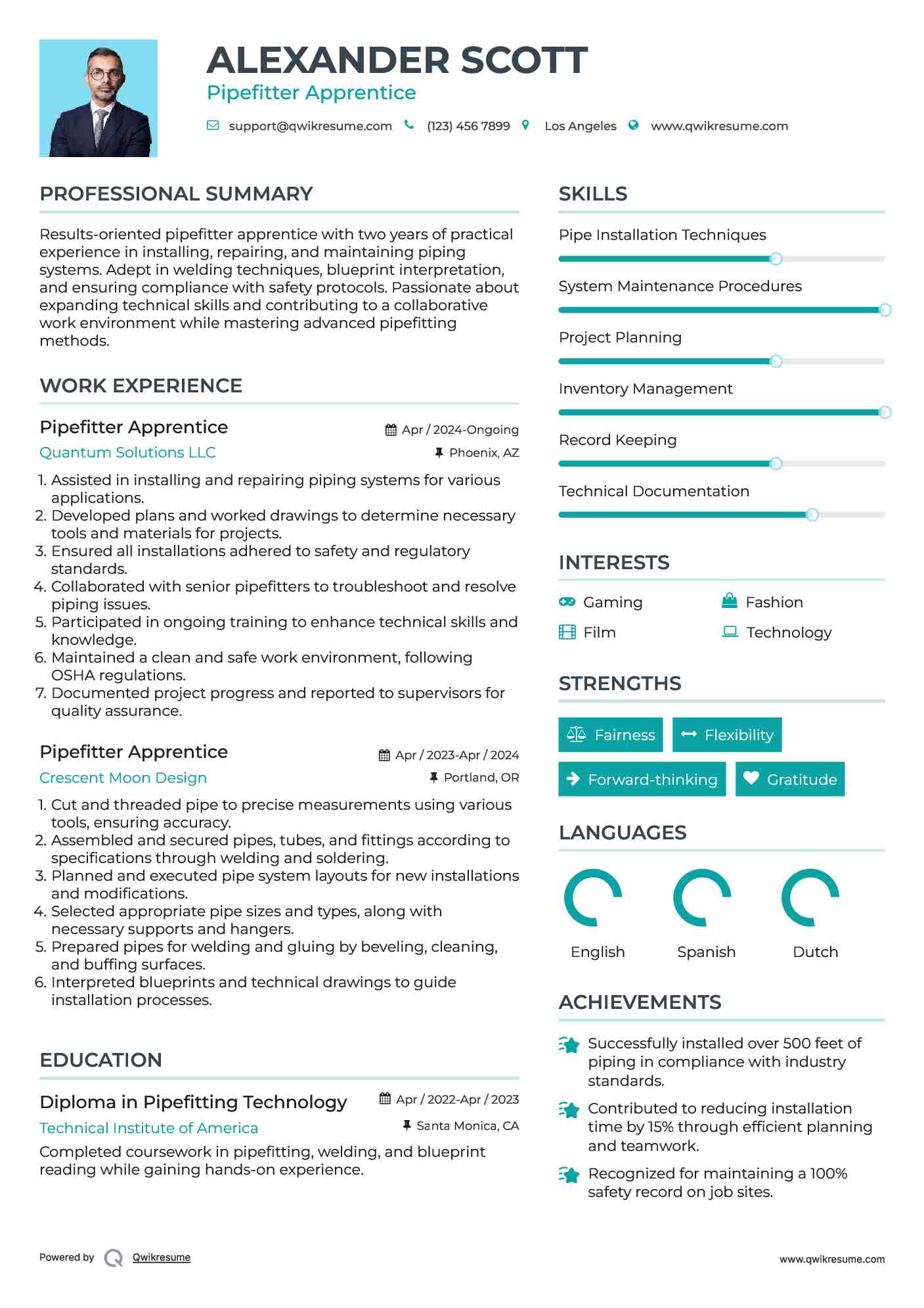 10 Pipefitter Apprentice Resume - Pipefitter Apprentice 1585473002 Pdf 