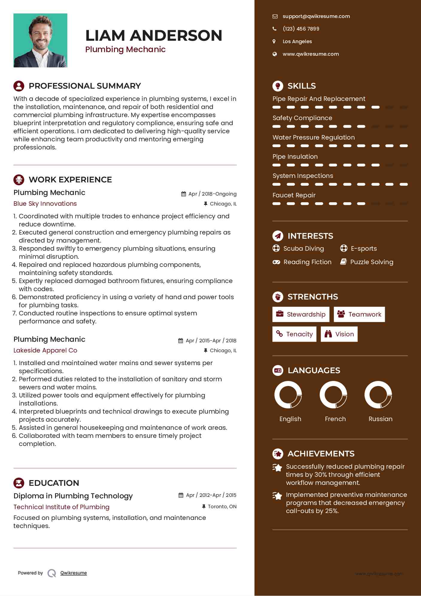 10 Plumbing Mechanic Resume Samples - Plumbing Mechanic 1591949557 Pdf 