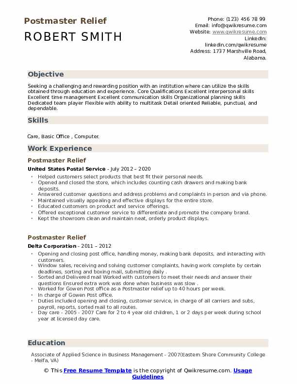 Postmaster Relief What Is Postmaster Relief? – What is the Postmaster Releif job? : r ...