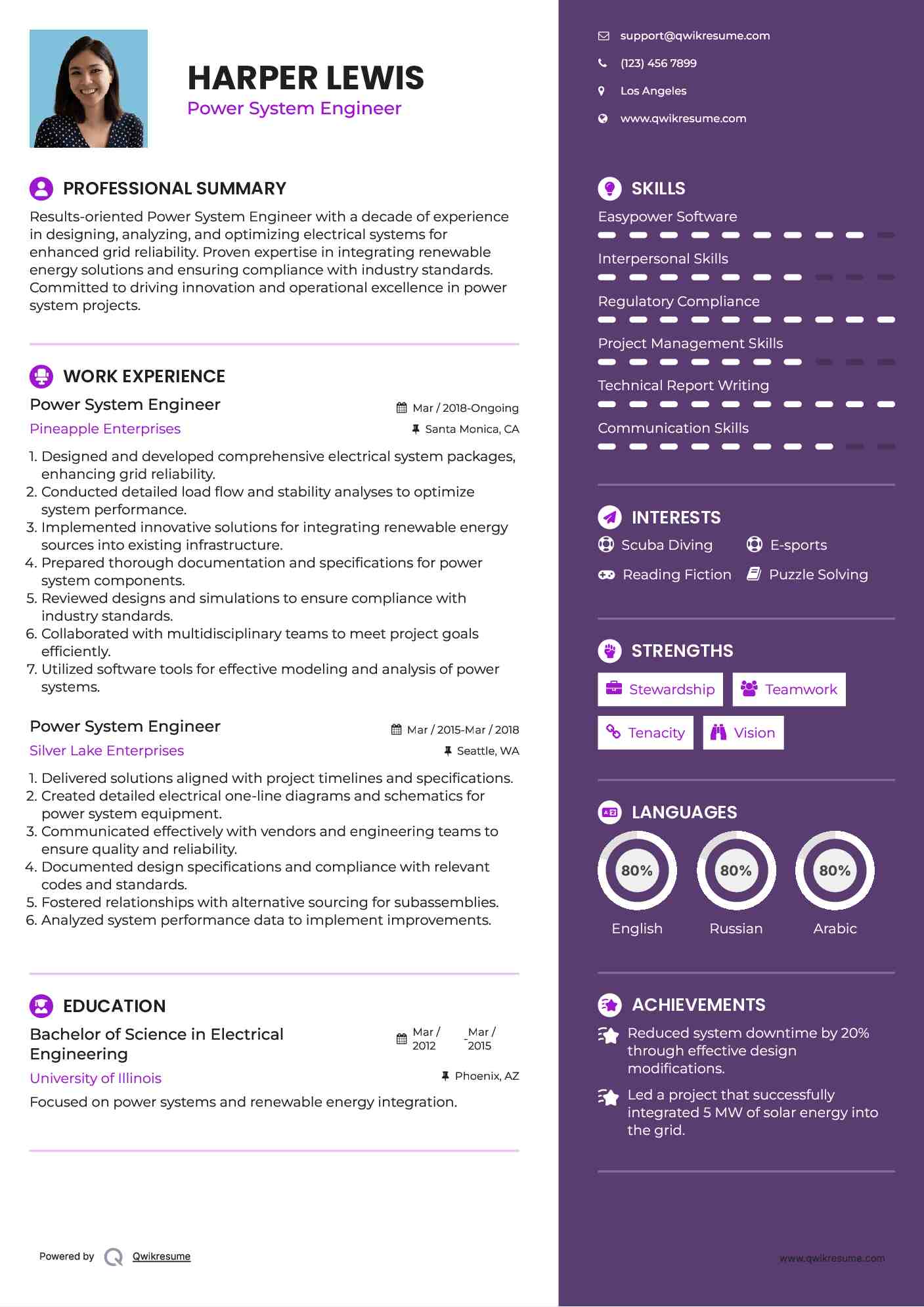 10 Power System Engineer Resume - Power System Engineer 1712752974 Pdf