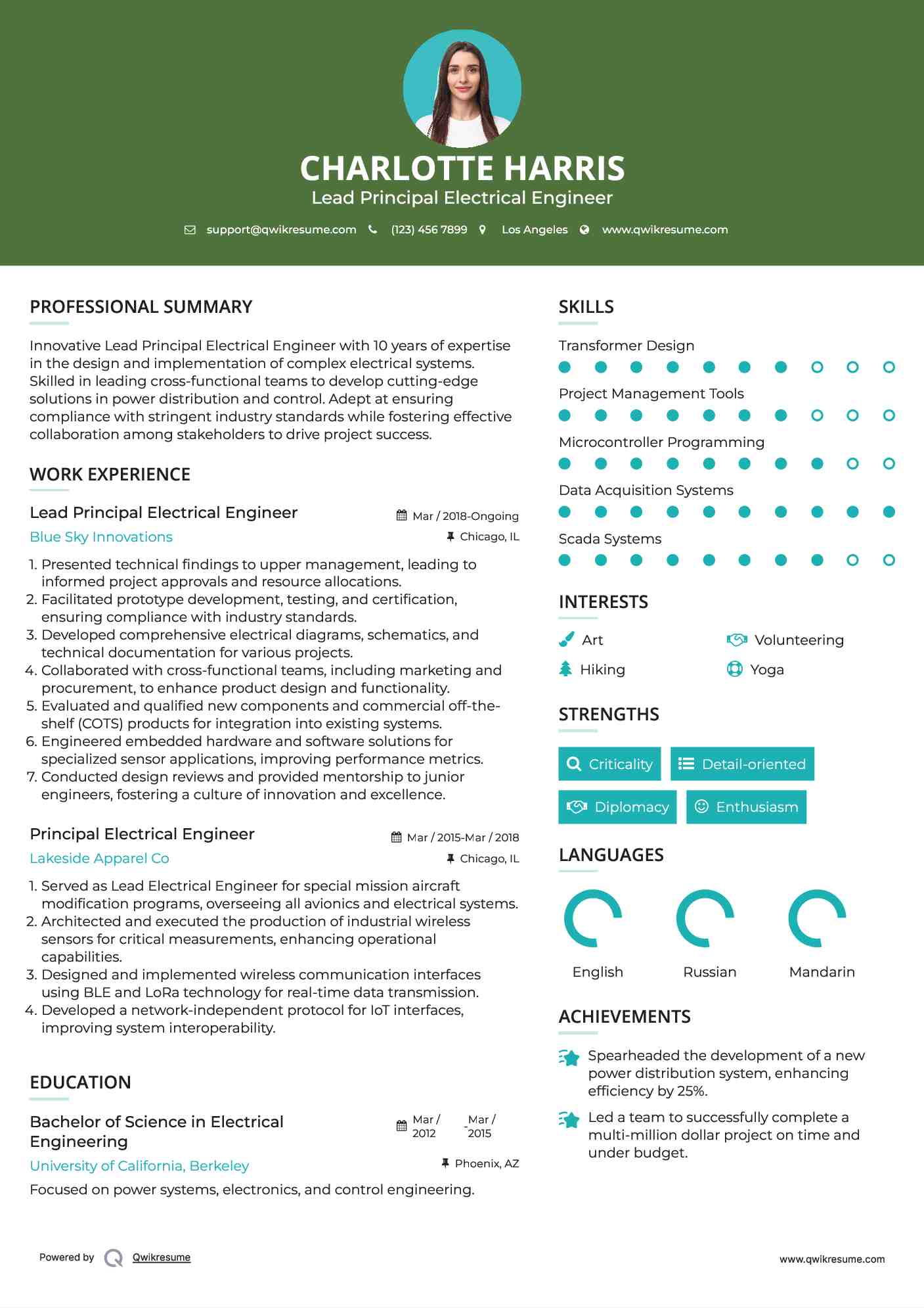 principal-electrical-engineer-resume-samples-qwikresume