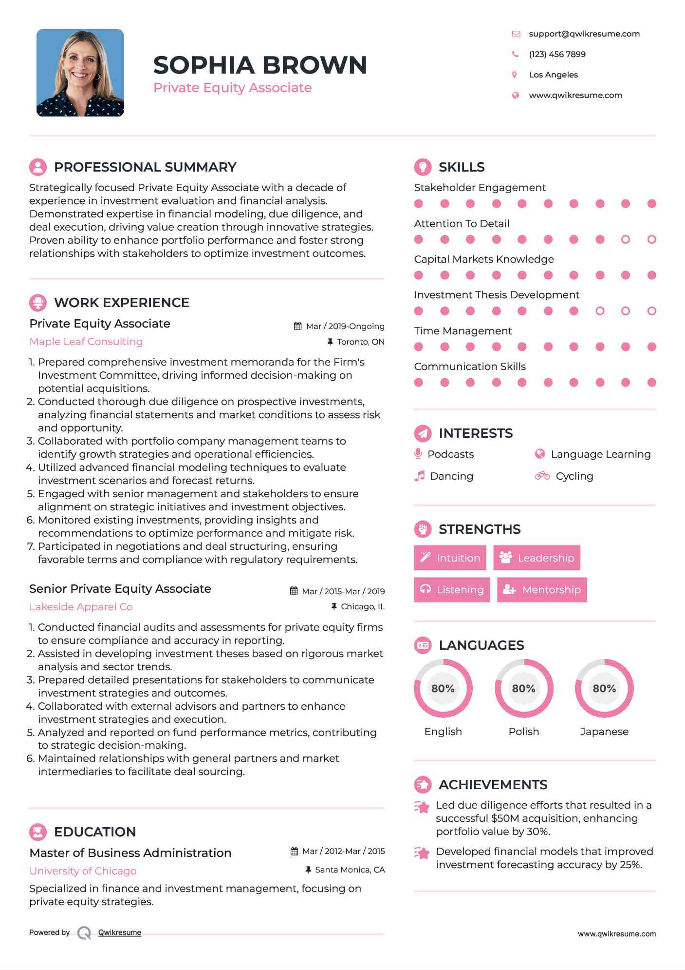 10 Private Equity Associate Resume - Private Equity Associate 1698234315 Pdf 