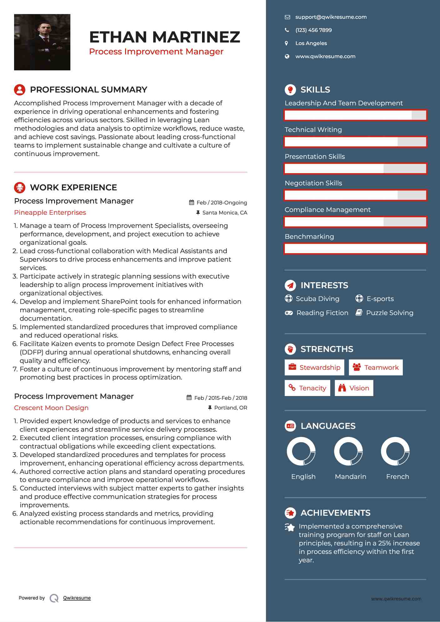 10 Process Improvement Manager - Process Improvement Manager 1573402721 Pdf
