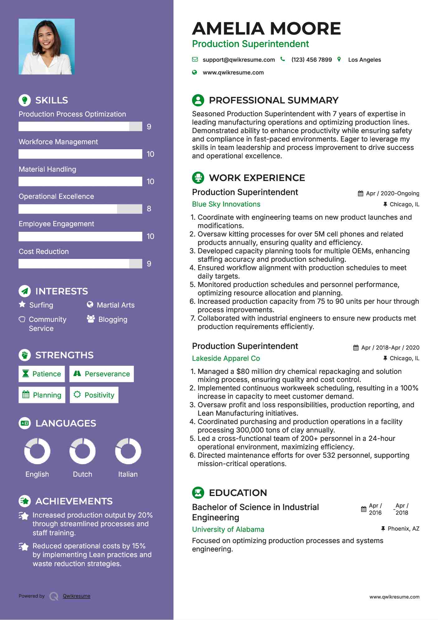 10 Production Superintendent Resume - Production Superintendent 1585912758 Pdf 