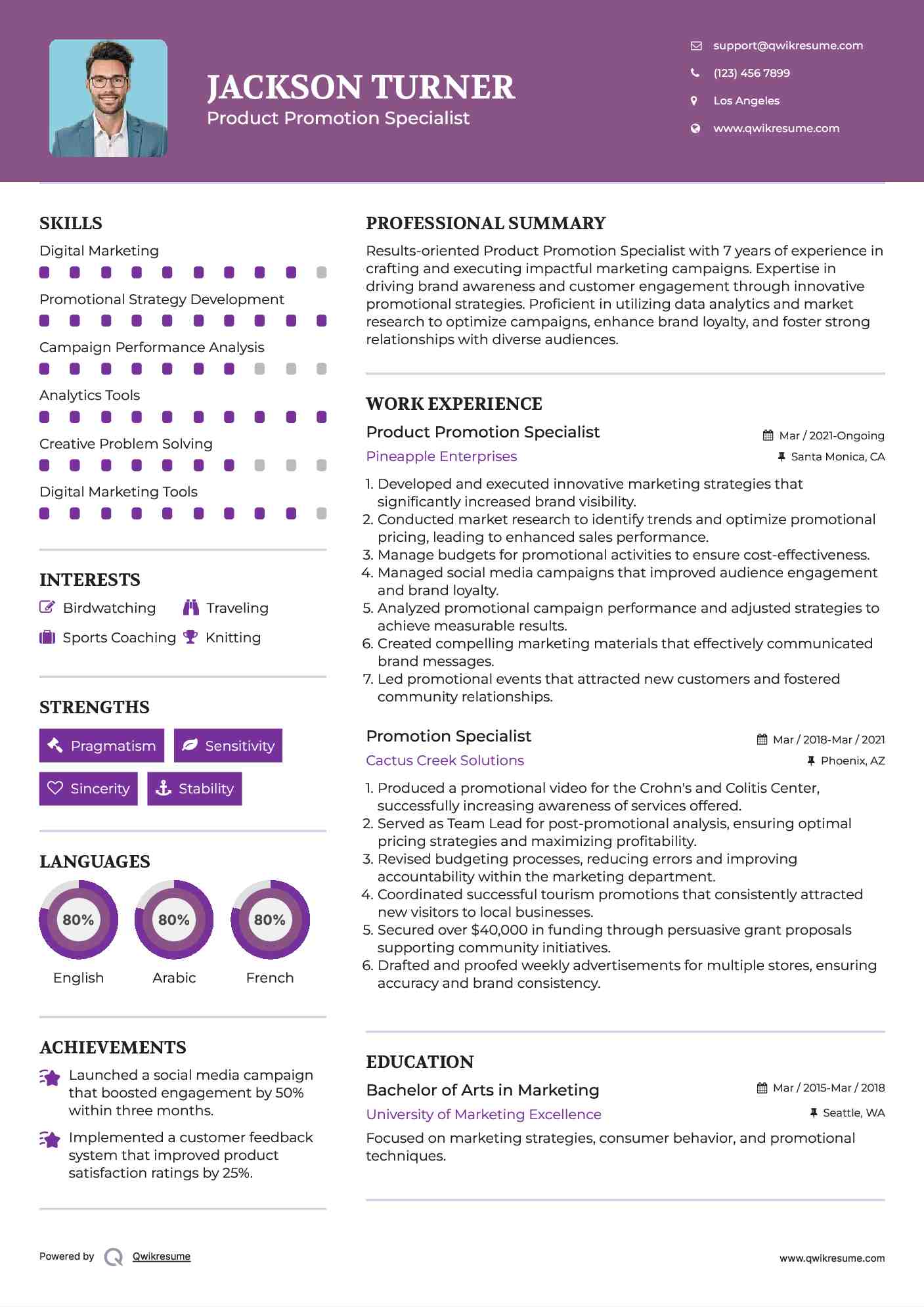 10 Promotion Specialist Resume - Promotion Specialist 1620816951 Pdf 