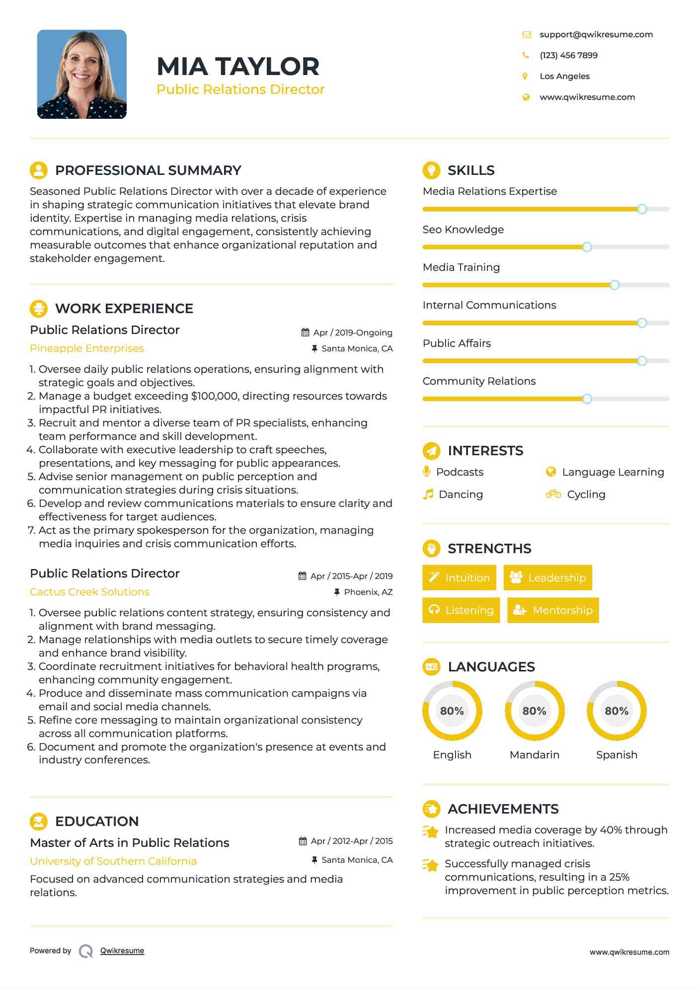 public relations director resume samples qwikresume public relation director resume