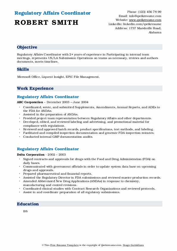 Sop for regulatory affairs image