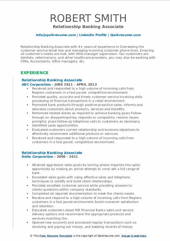 Relationship Banking Associate - Relationship Banking Associate 1642442009 Pdf 