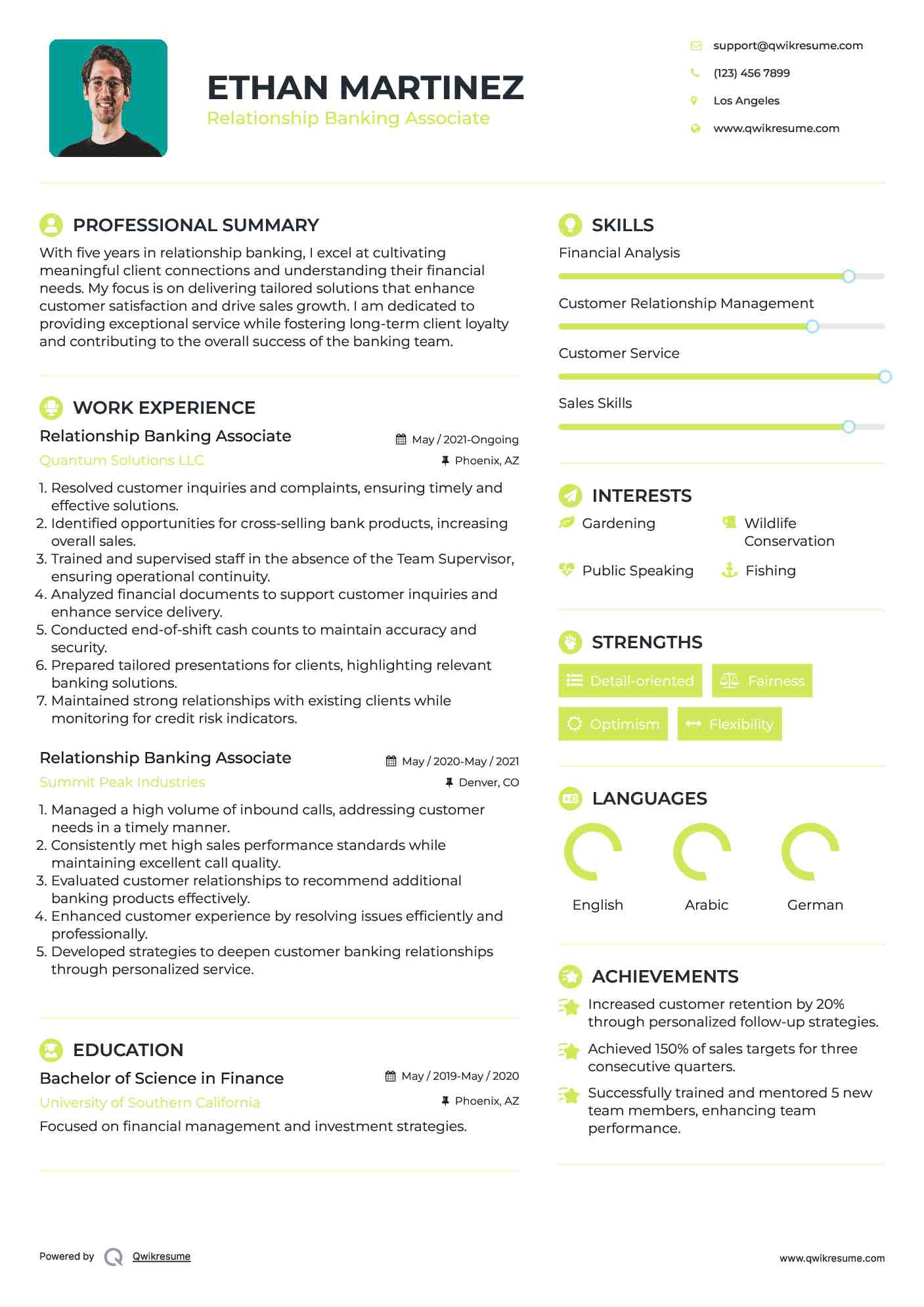 10 Relationship Banker Resume - Relationship Banking Associate 1642442065 Pdf 