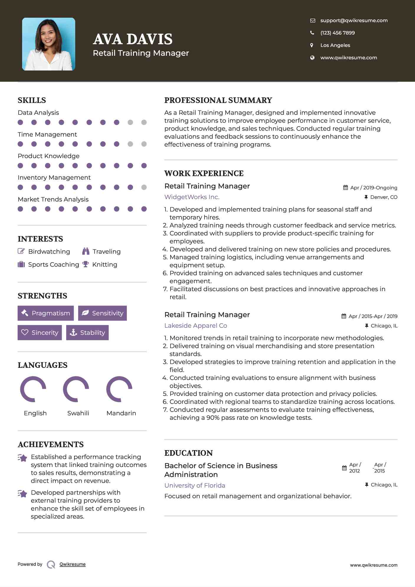10 Retail Training Manager Resume - Retail Training Manager 1726828652 Pdf