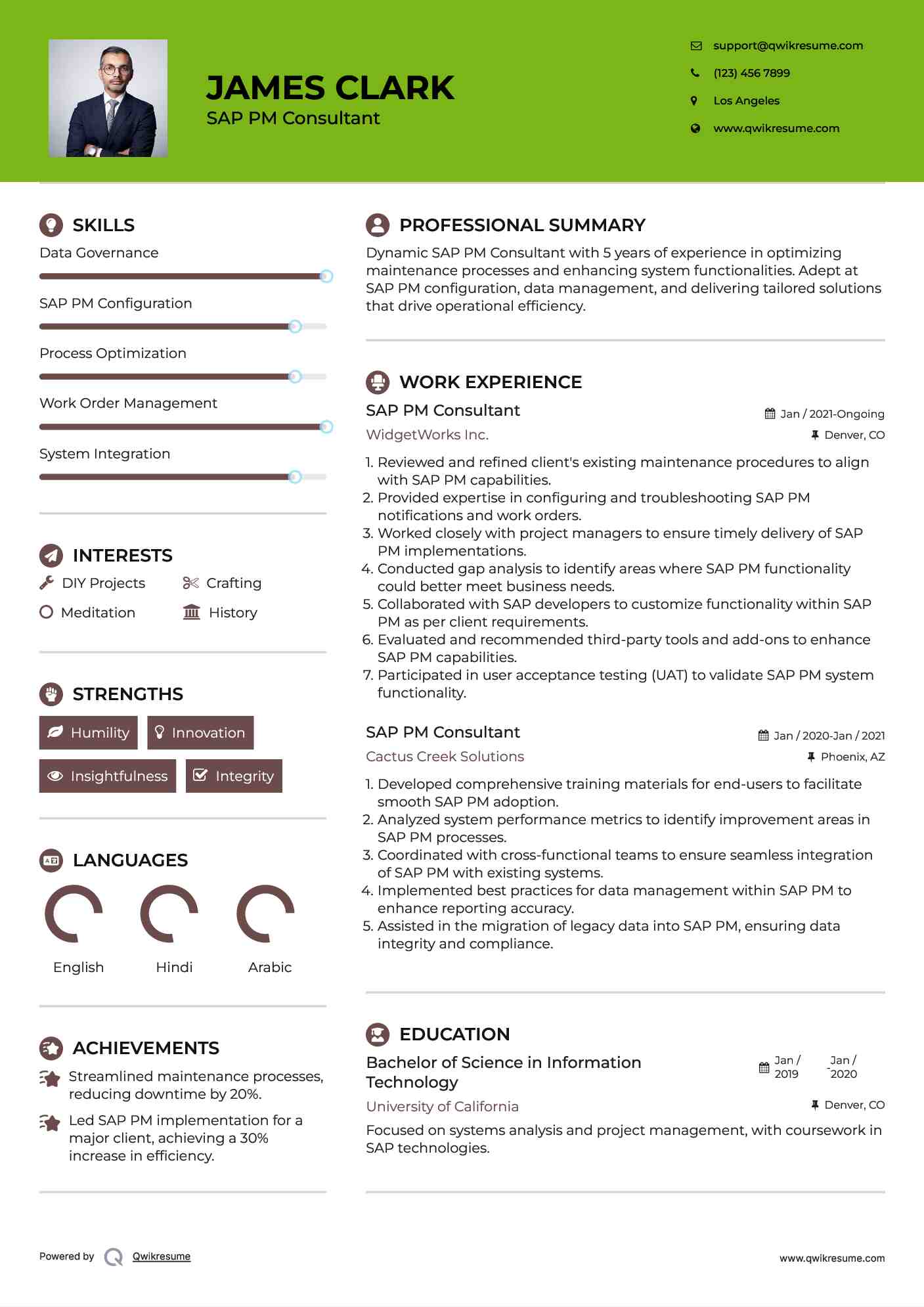 10+ SAP PM Consultant Resume Samples & Templates for 2025