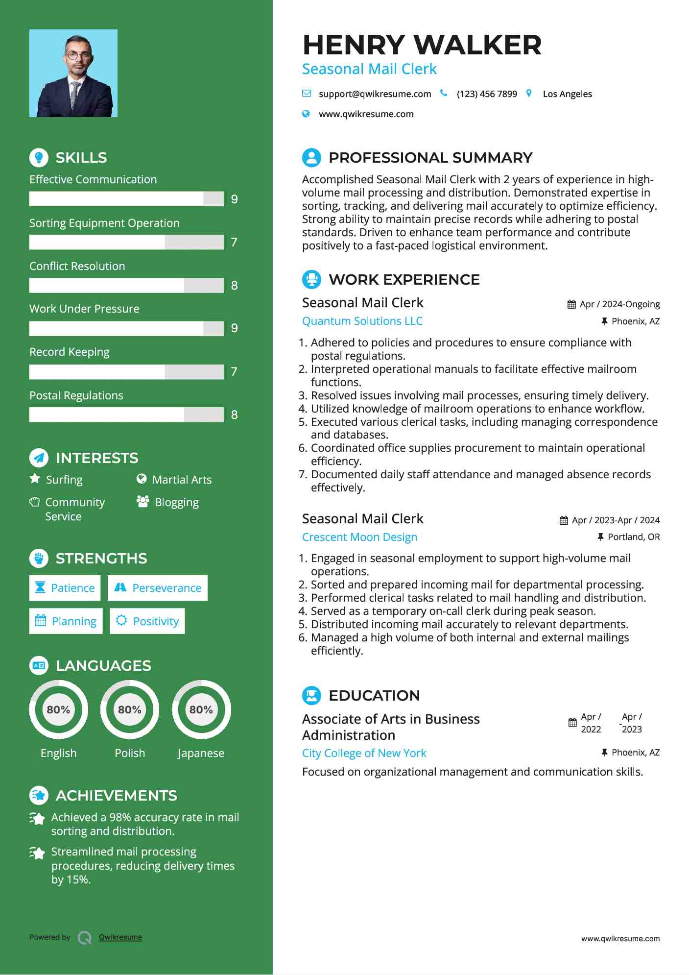 10 Seasonal Mail Clerk Resume - Seasonal Mail Clerk 1662701285 Pdf 