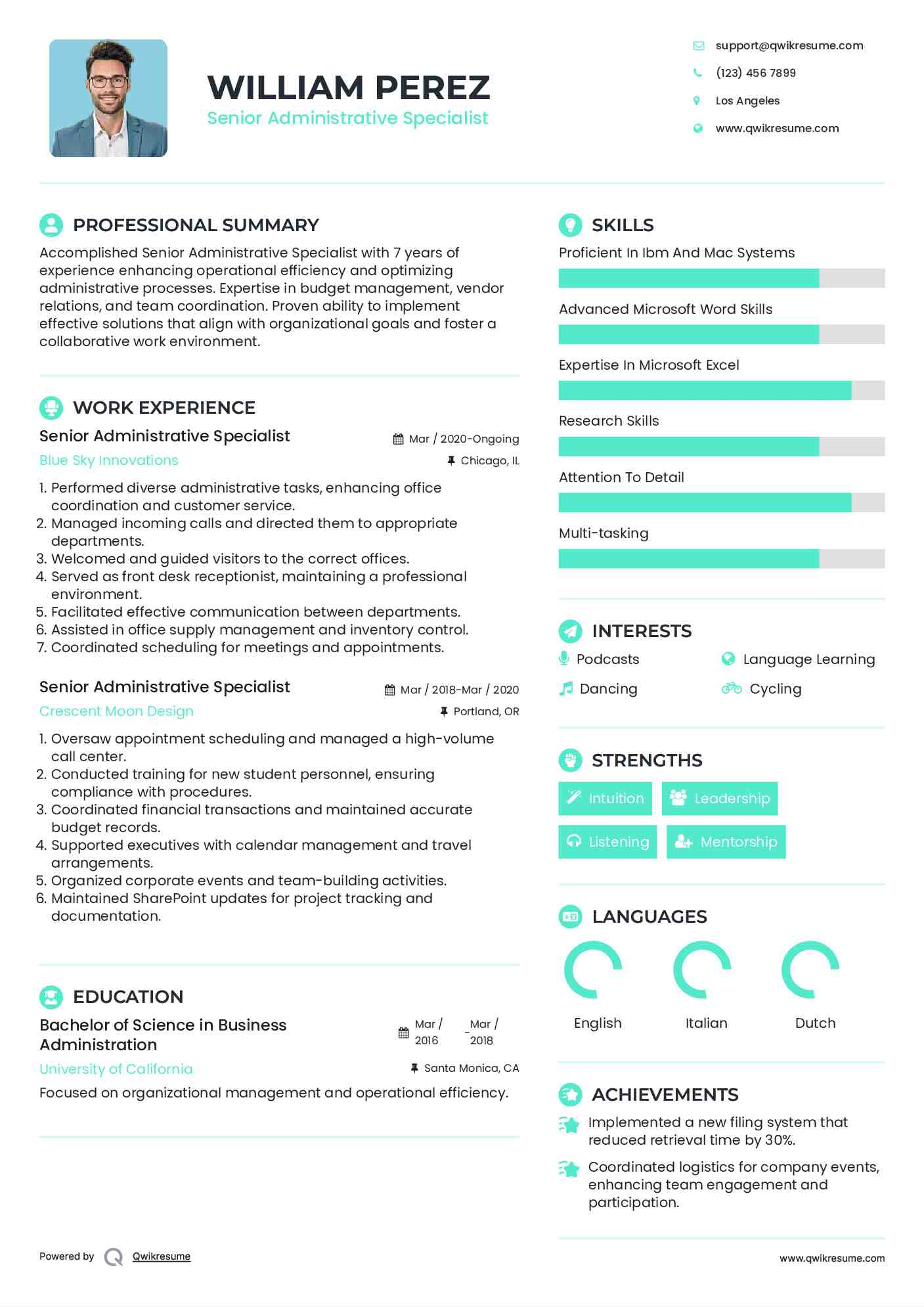 10 Senior Administrative Specialist - Senior Administrative Specialist 1588770448 Pdf 