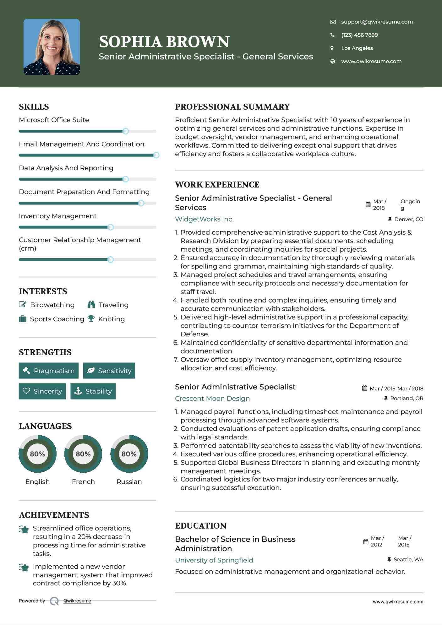 10 Senior Administrative Specialist - Senior Administrative Specialist 1588770769 Pdf 