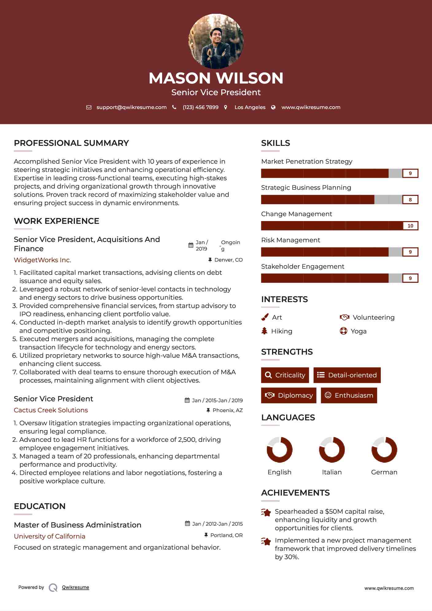 10 Senior Vice President Resume - Senior Vice President 1572282106 Pdf 