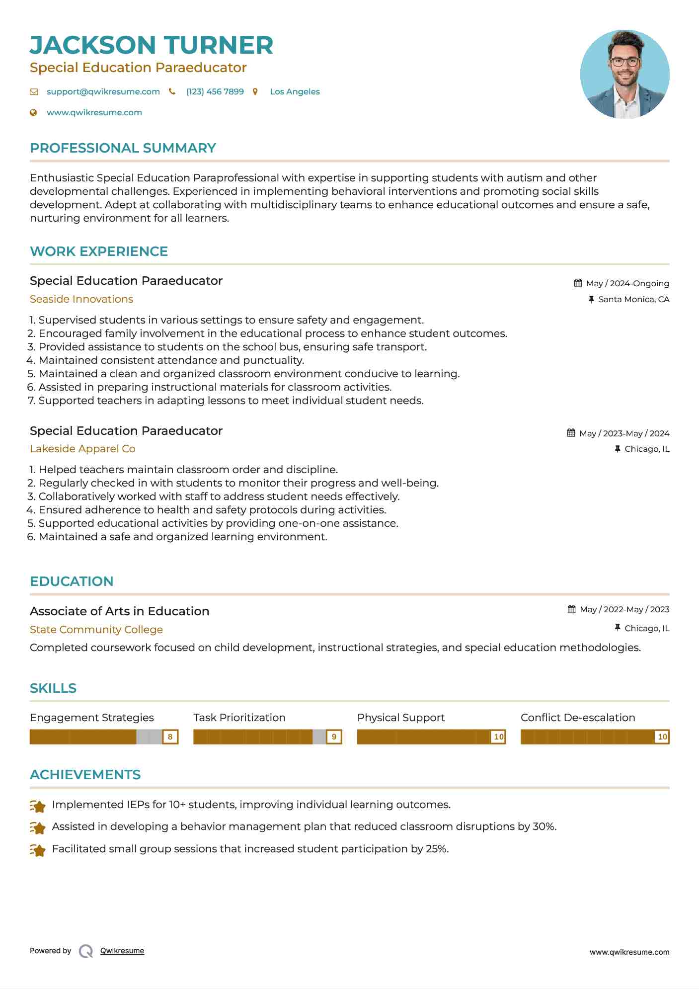 Special Education Paraeducator - Special Education Paraeducator 1665586718 Pdf 