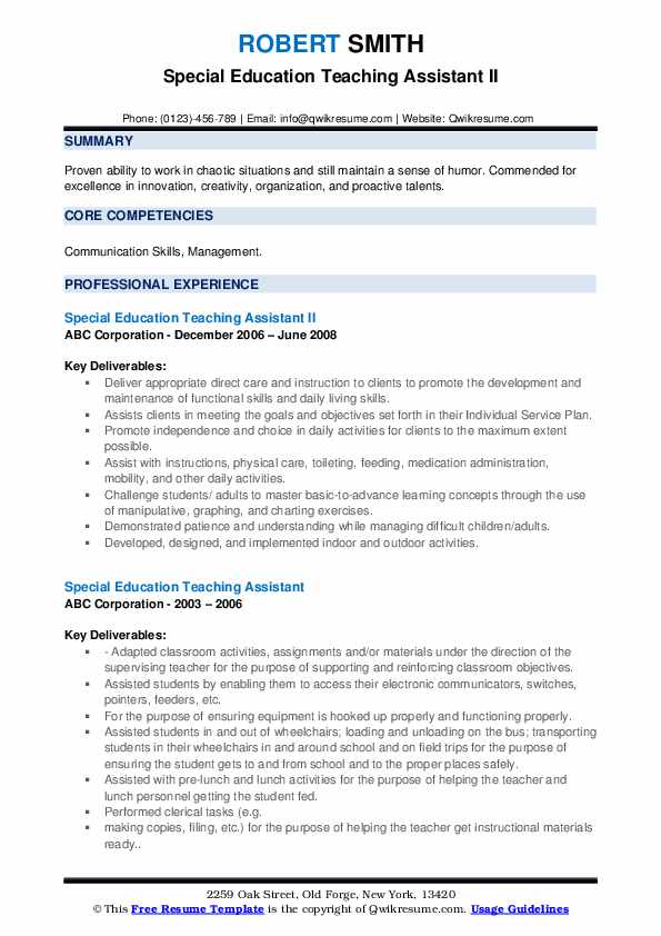 Specially Designed Instruction Examples Pdf