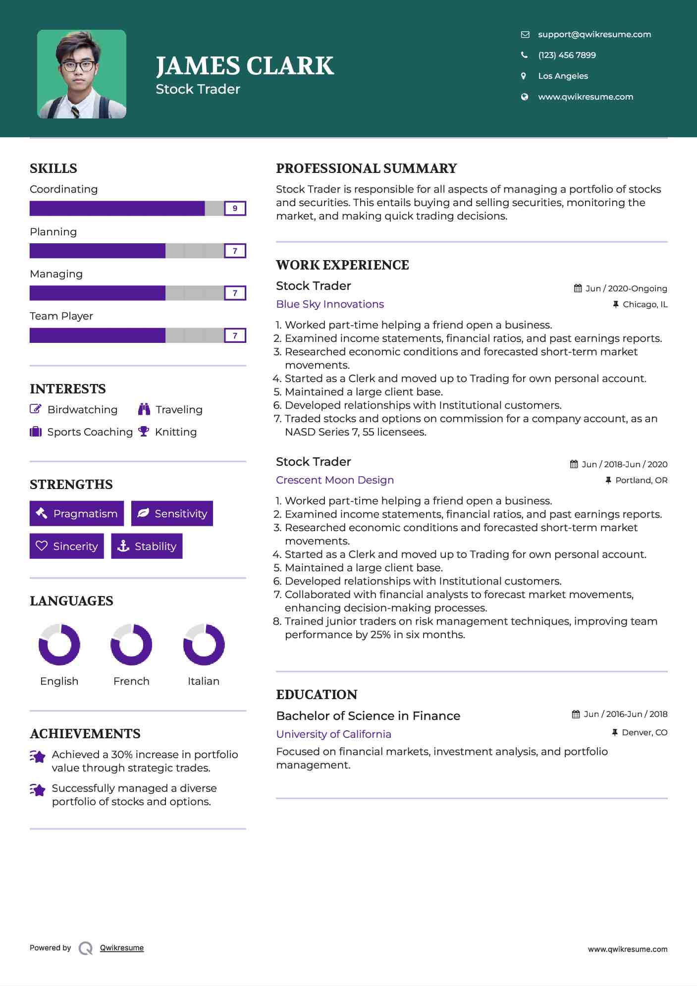 10+ Stock Trader Resume Samples & Templates for 2025