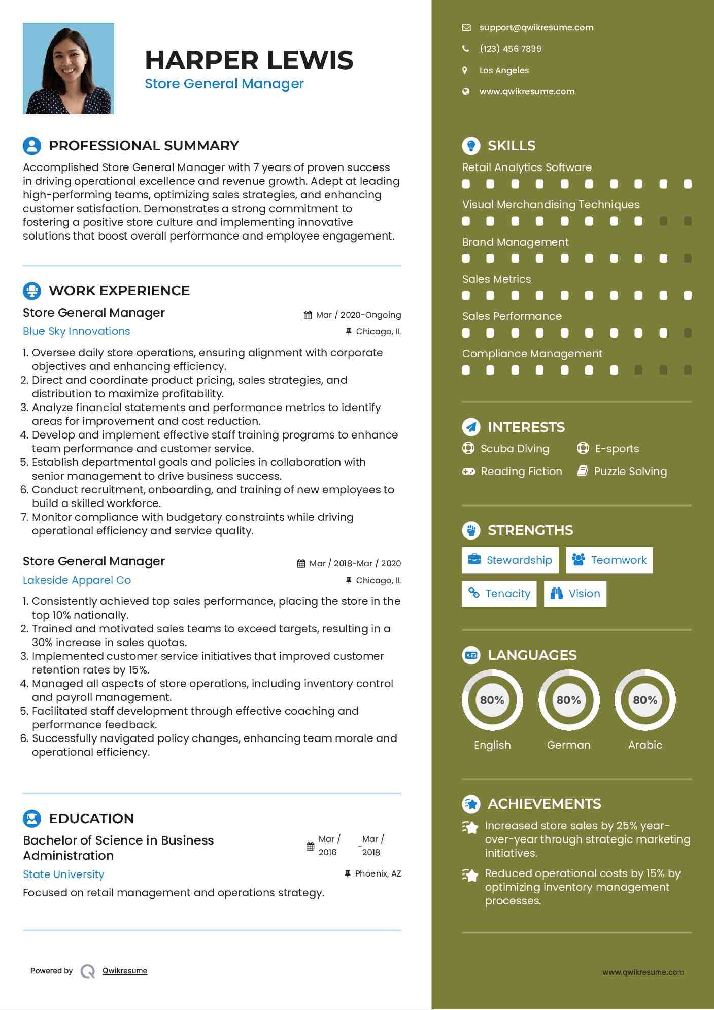 10 Store General Manager Resume - Store General Manager 1573297118 Pdf 