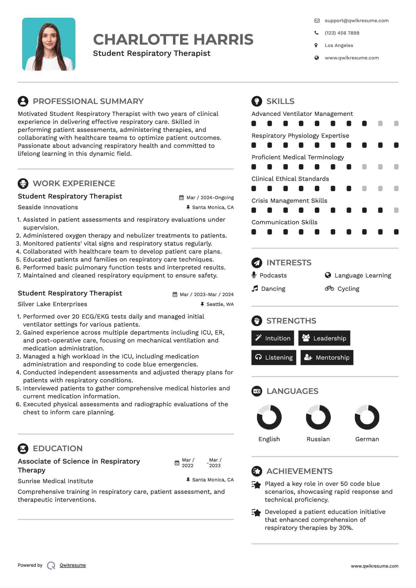 10 Student Respiratory Therapist - Student Respiratory Therapist 1607669034 Pdf