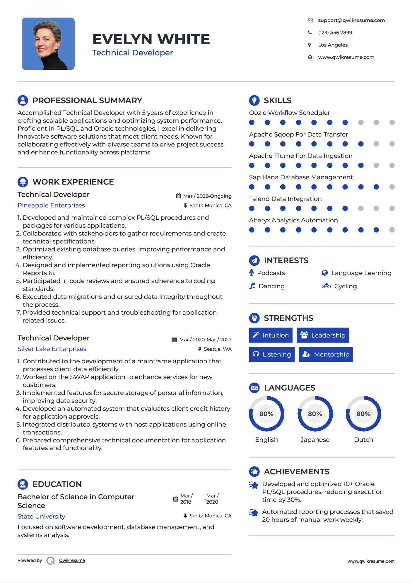 Talend Developer Resume / Rob Soper Senior Systems Analyst | Ruby Knowles