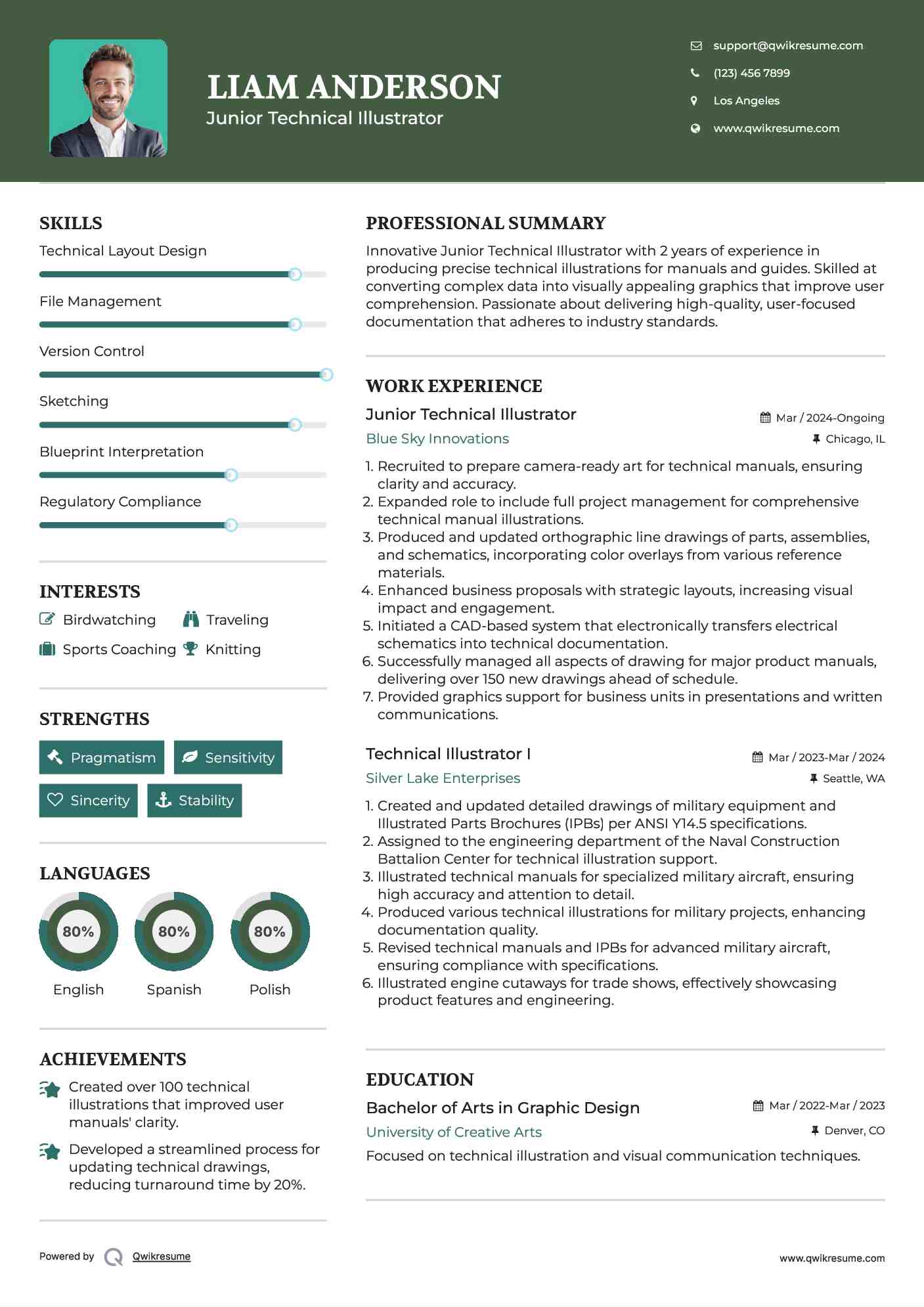 Junior Technical Illustrator Resume Format