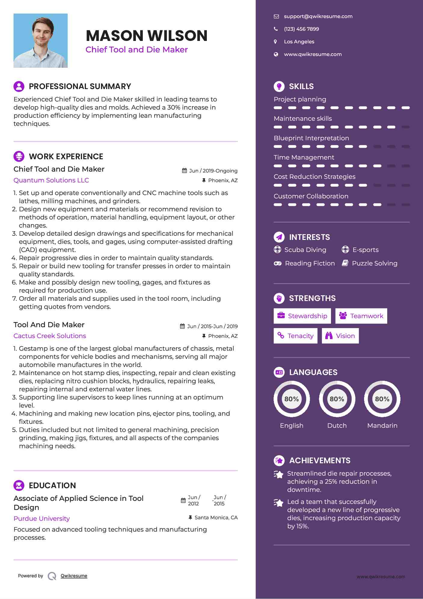 Tool And Die Maker Job Duties At Raymond Eudy Blog