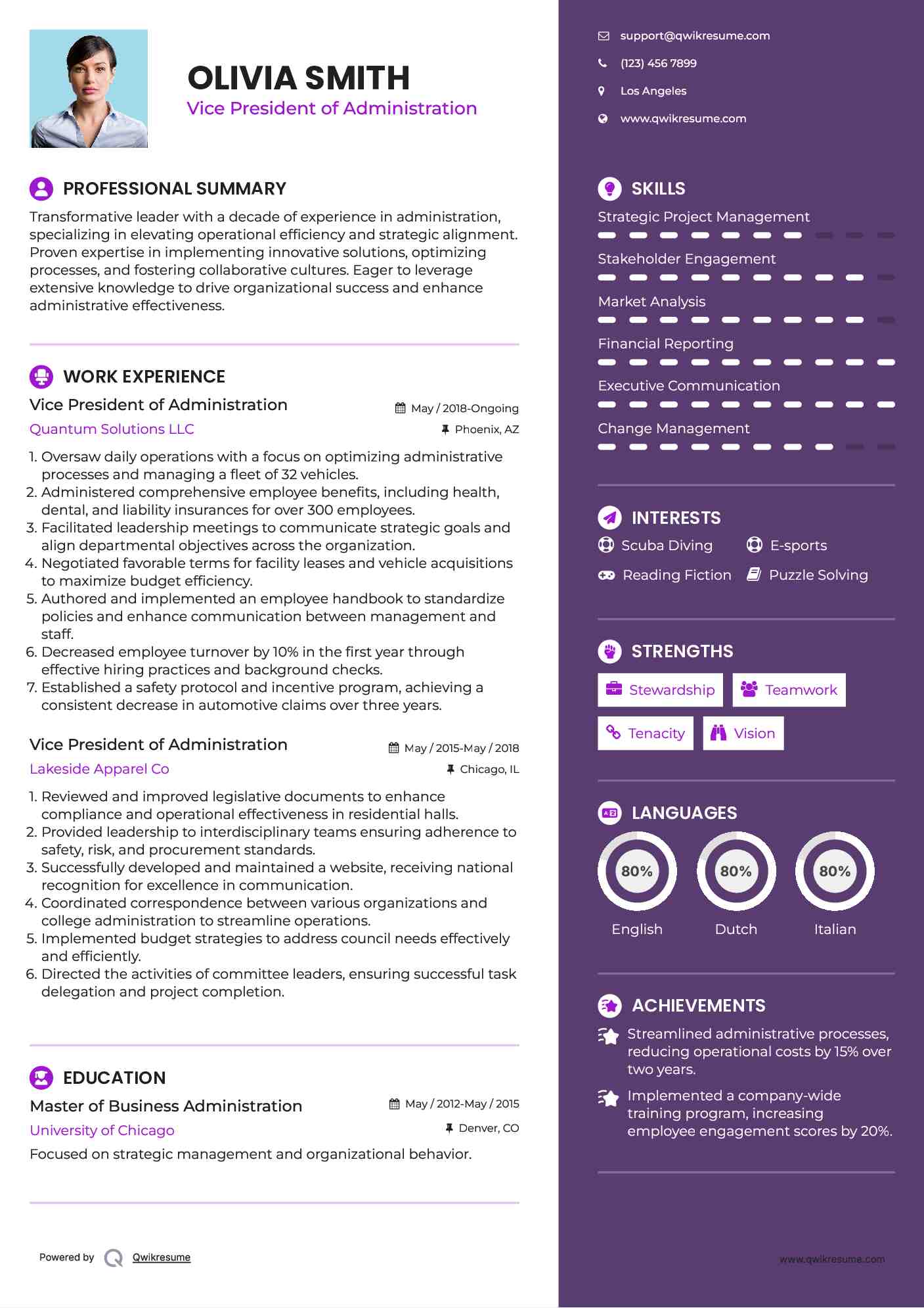 10 Vice President of Administration - Vice President Of Administration 1647511577 Pdf 