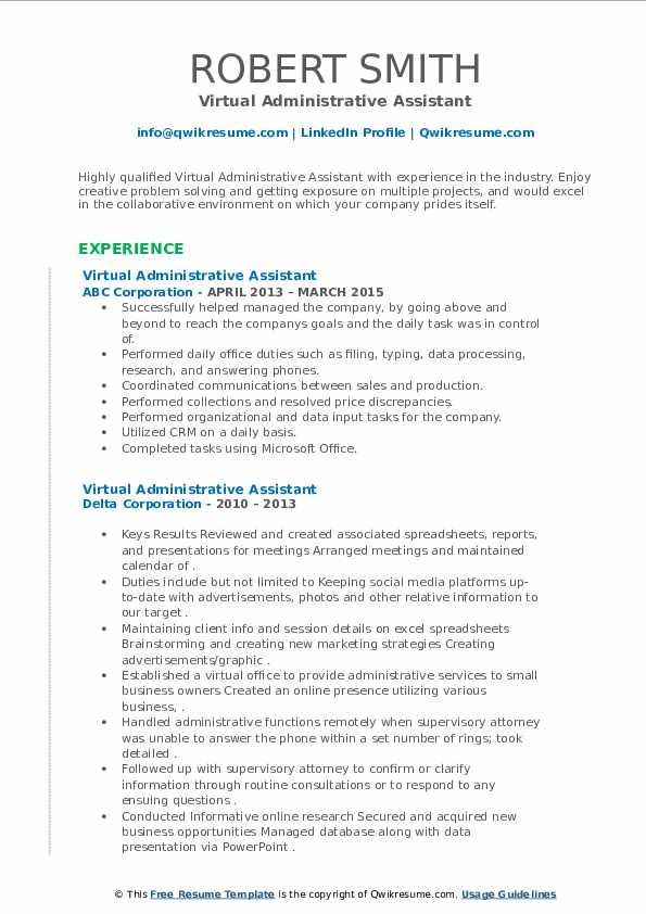 Virtual Administrative Assistant - Virtual Administrative Assistant 1605026257 Pdf 