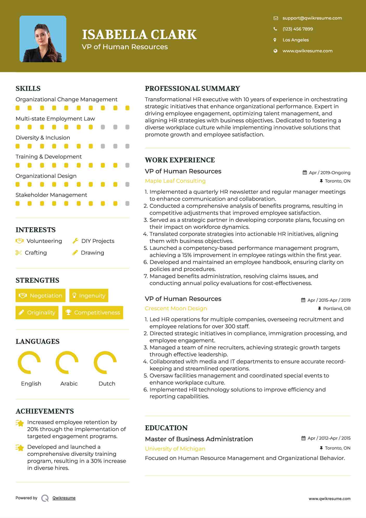 VP of Human Resources Resume Samples - Vp Of Human Resources 1647444814 Pdf 