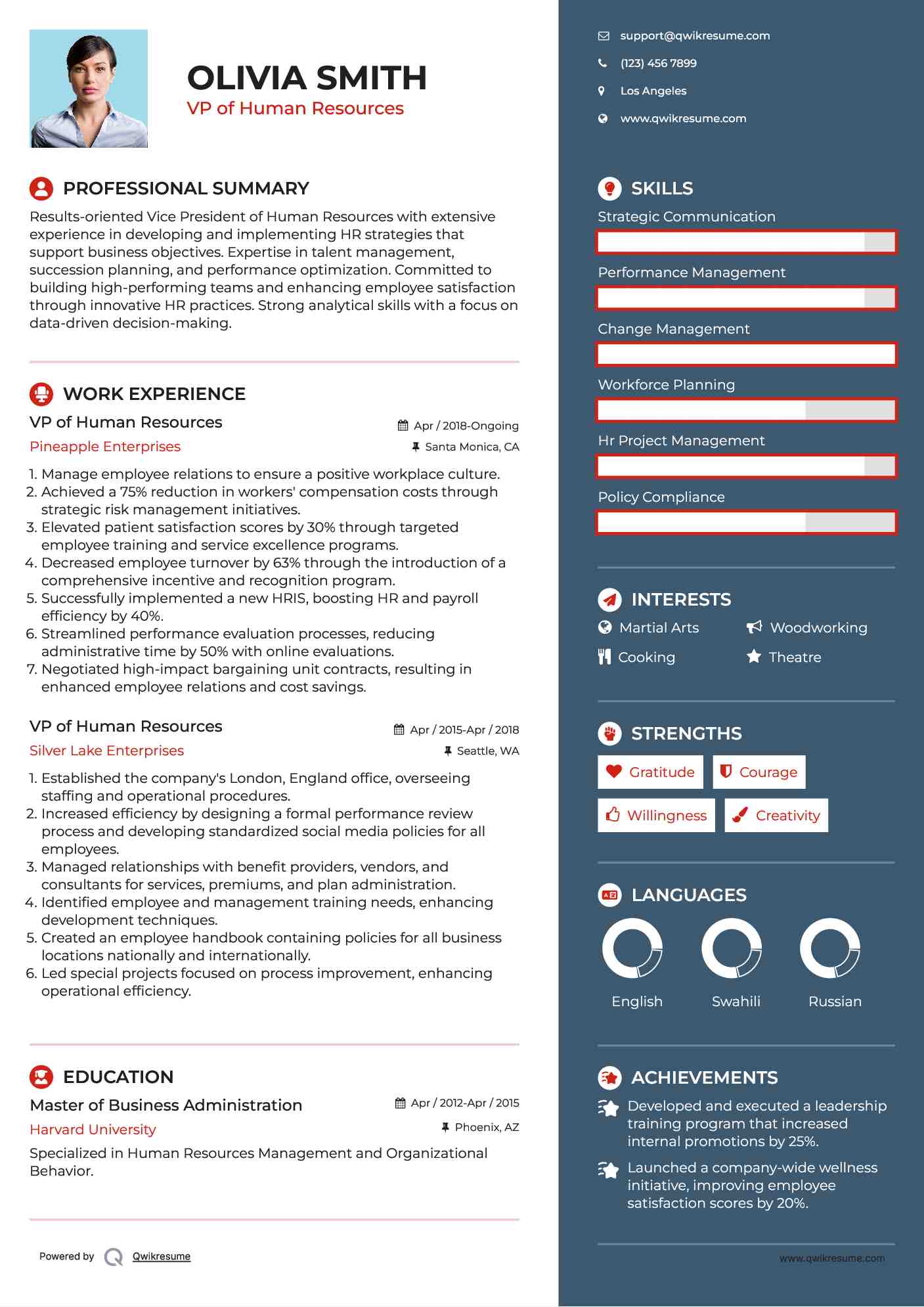 VP of Human Resources Resume Samples - Vp Of Human Resources 1647444887 Pdf 