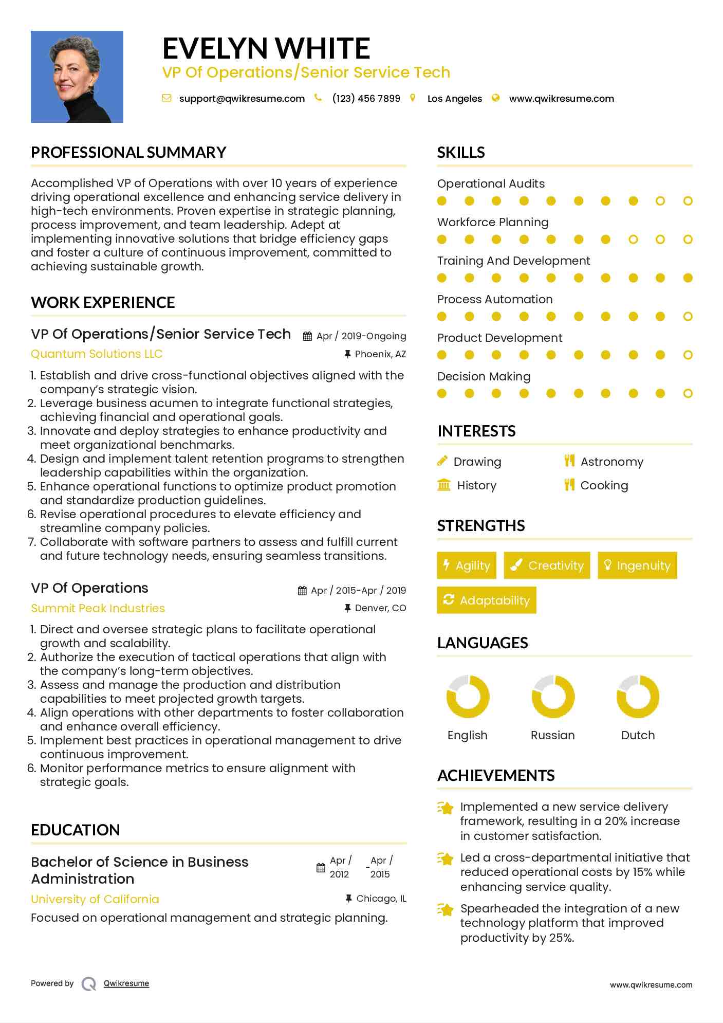 Vp Of Operations Resume Samples - Vp Of Operations 1570838199 Pdf 